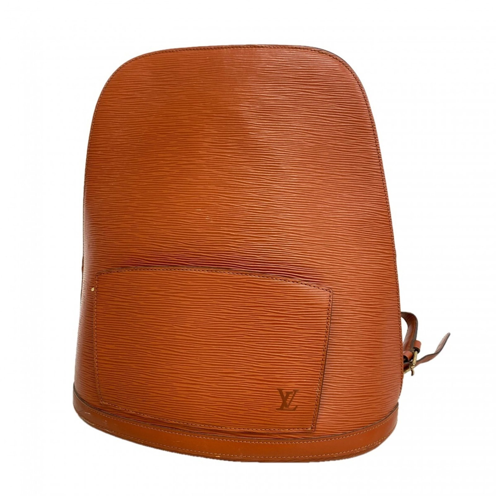 Louis Vuitton Backpack: Louis Vuitton Backpack Louis Vuitton's Kenyan brown backpack boasts classic design with clean lines and timeless elegance. Measuring 34cm x 30.5cm x 14cm, it offers a spacious interior and sturdy buil