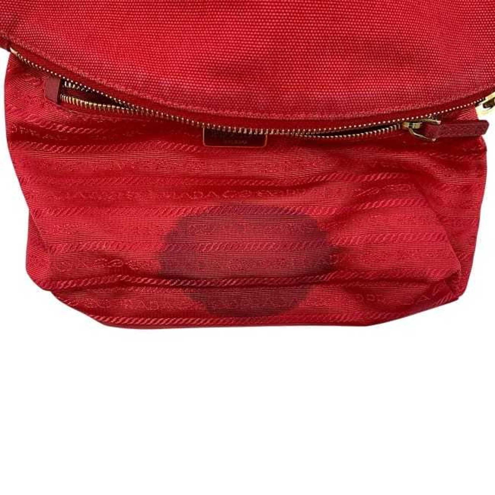 Canvas Leather Prada Pouch - 5