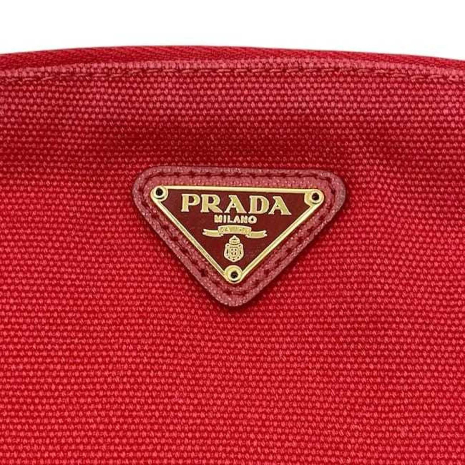 Canvas Leather Prada Pouch - 8