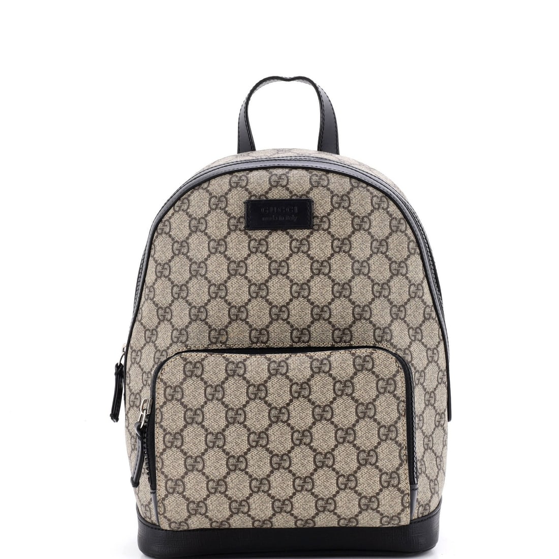 Gucci Zip Pocket Backpack GG Coated Canvas Small (1 of 5)