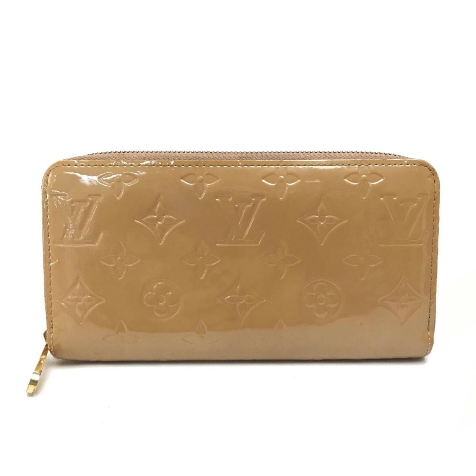 Long Wallet Bi Fold Leather Louis Vuitton: Long Wallet Bi Fold Leather Louis Vuitton Women's Long Wallet Bi Fold Leather Louis Vuitton in Beige, measuring W19.5cmxH10.5cmxD2cm/W7.7xH4.1xD0.8inch. This long wallet features a bi-fold design made