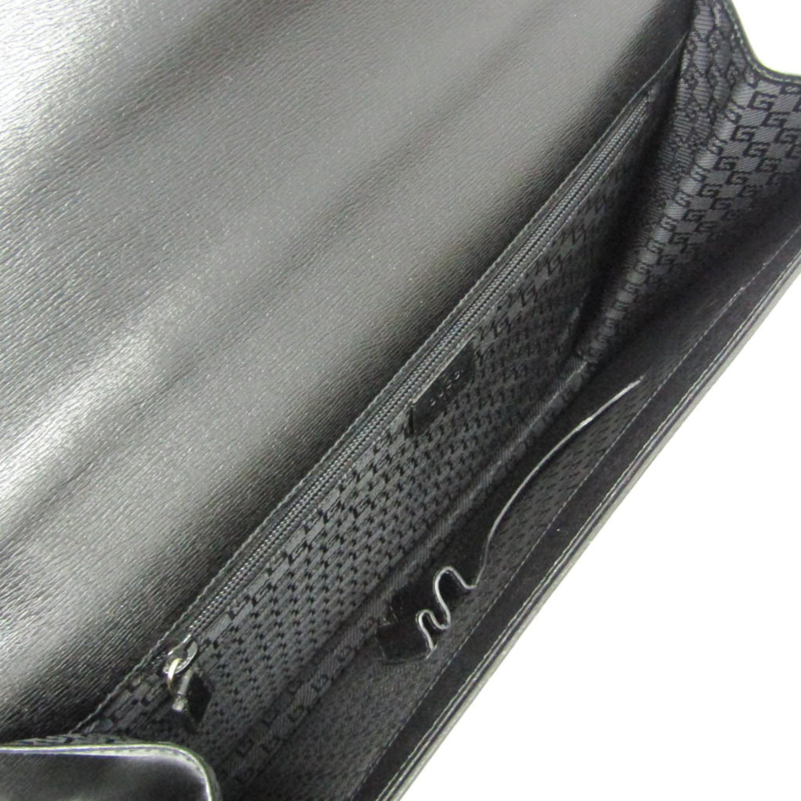 Case document leather briefcase Gucci - 3