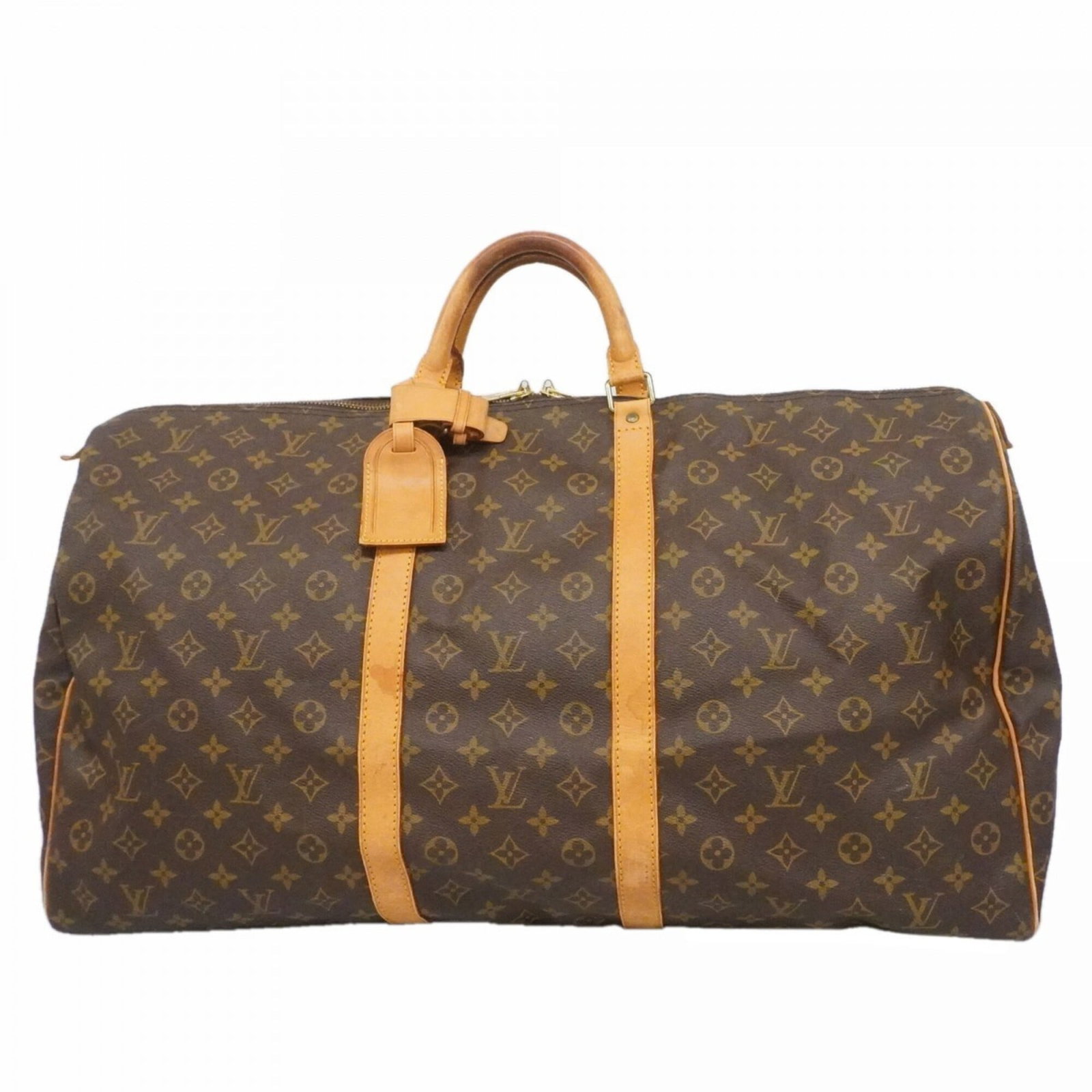 Boston Bag by Louis Vuitton: Boston Bag by Louis Vuitton Boston Bag by Louis Vuitton, featuring the iconic monogram pattern in rich brown hues, boasts a timeless design with clean lines and classic proportions. Measuring 33cm x 6