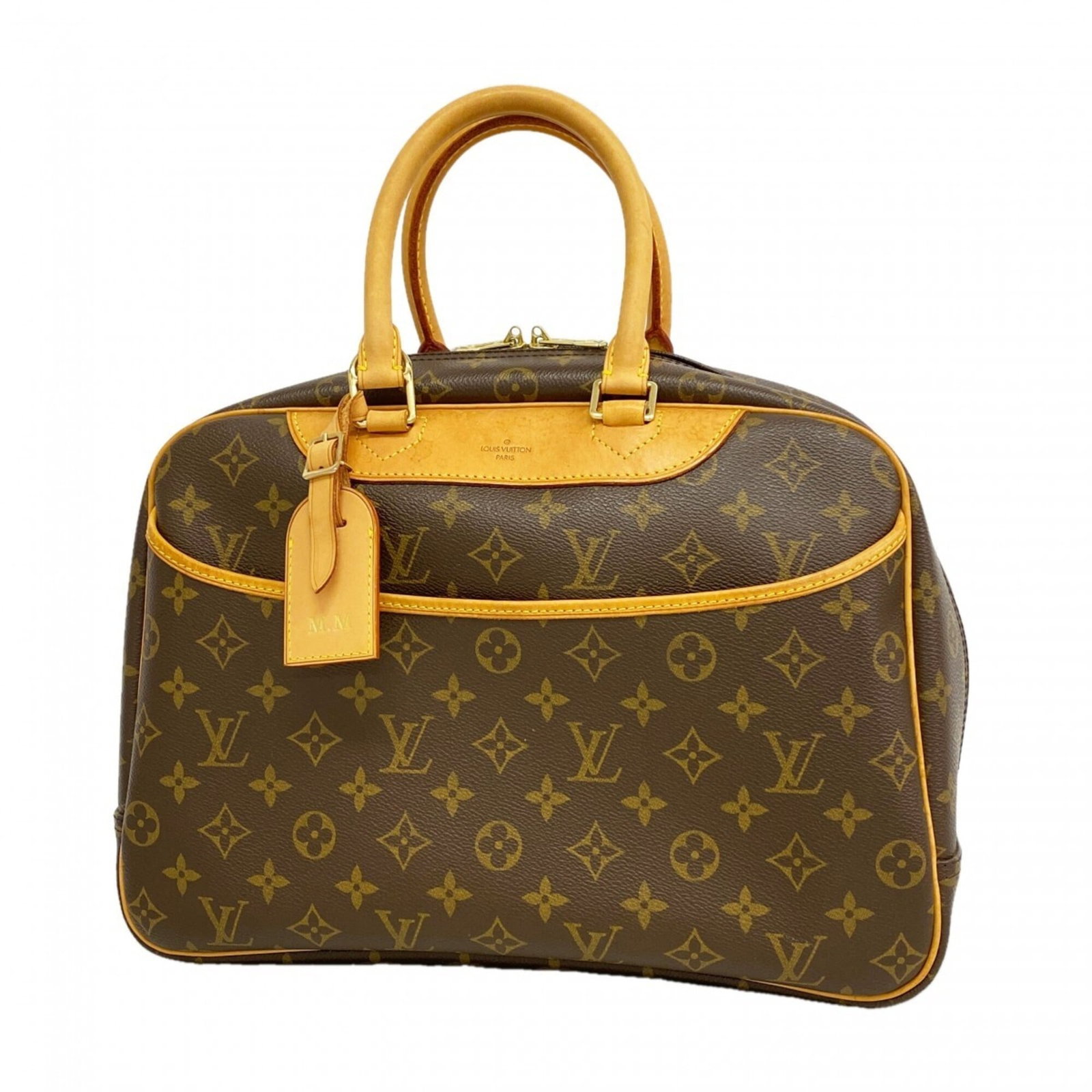 Louis Vuitton Handbag: Louis Vuitton Handbag Brown Louis Vuitton Handbag with dimensions 26cm x 34cm x 13cm, available for purchase. This handbag features the classic design and signature monogram pattern of Louis Vuitton. 