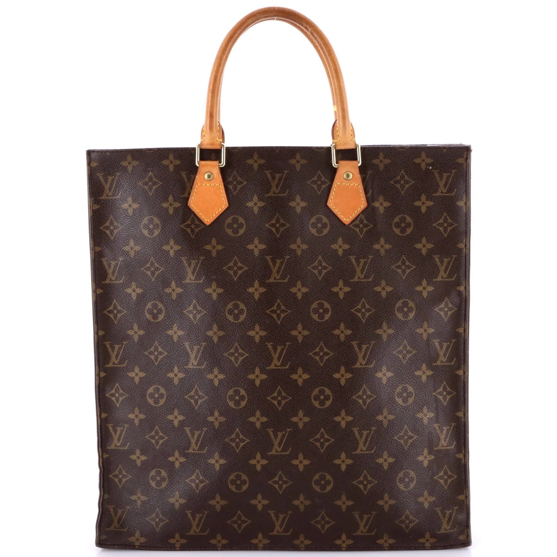 Sac plat bag monogram canvas by Louis Vuitton: Sac plat bag monogram canvas by Louis Vuitton Sac Plat bag by Louis Vuitton, featuring a classic monogram canvas design in brown. With its timeless style and signature gold hardware, this bag showcase