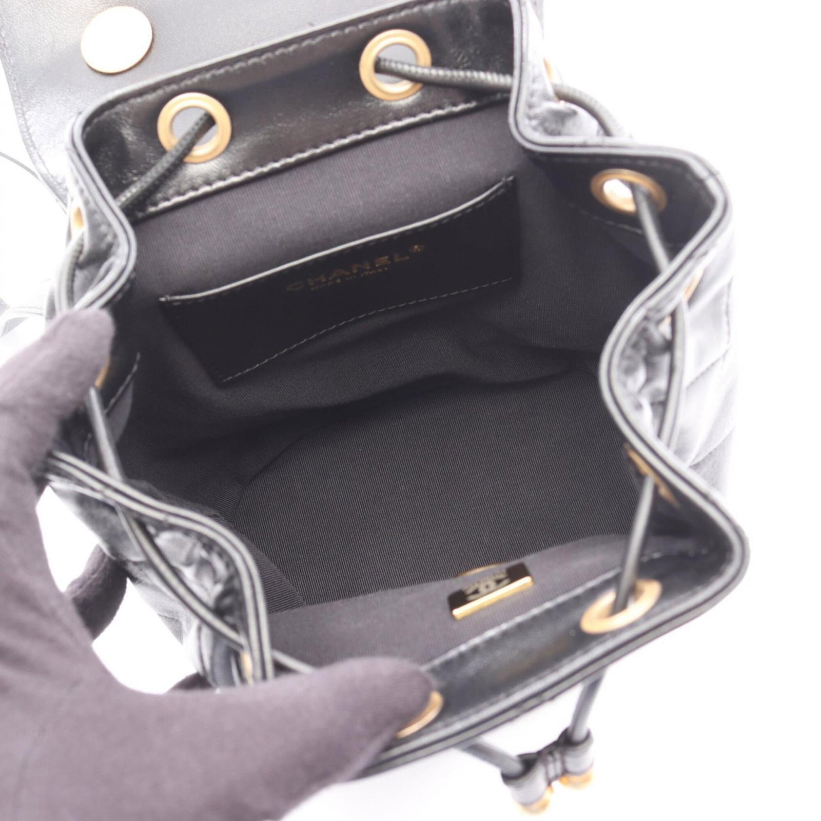 Leather Backpack by Chanel - 3