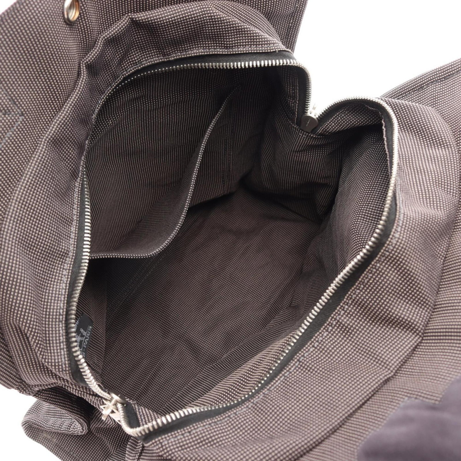 Nylon canvas backpack handbag - 3