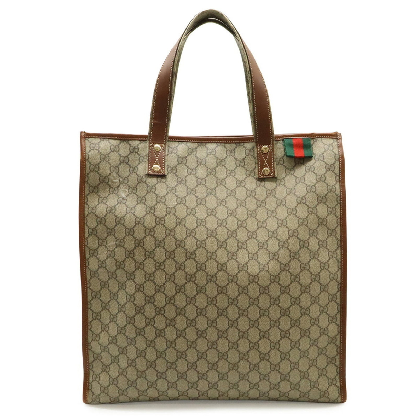 Canvas Supreme Leather Pvc Coated Canvas Gucci Gg Bag Tote Bag: Canvas Supreme Leather Pvc Coated Canvas Gucci Gg Bag Tote Bag Canvas Supreme Leather PVC Coated Canvas Gucci Gg Bag Tote Bag features a unique combination of materials, including GG Supreme canvas, l