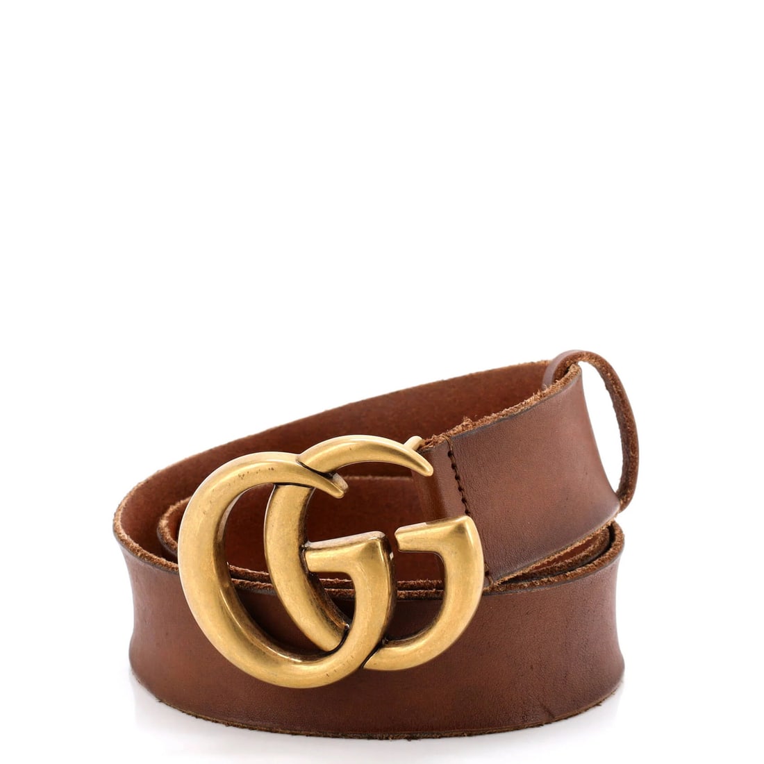 Gucci Wide Leather Belt Marmont GG: Gucci Wide Leather Belt Marmont GG Brown Gucci Wide Leather Belt Marmont GG features a classic wide leather design with a signature GG Marmont buckle. The belt boasts a rich brown exterior and interio