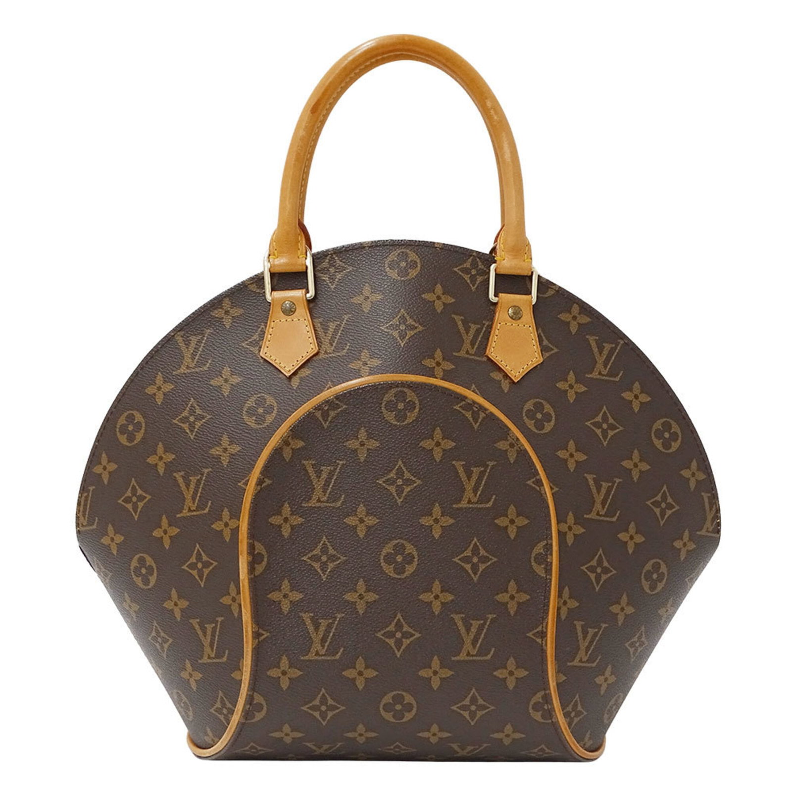 Vuitton Handbag Monogram Louis: Vuitton Handbag Monogram Louis Monogrammed with the iconic Louis Vuitton design, this brown monogram handbag boasts a timeless classic style. Made from high-quality materials, its structured shape and