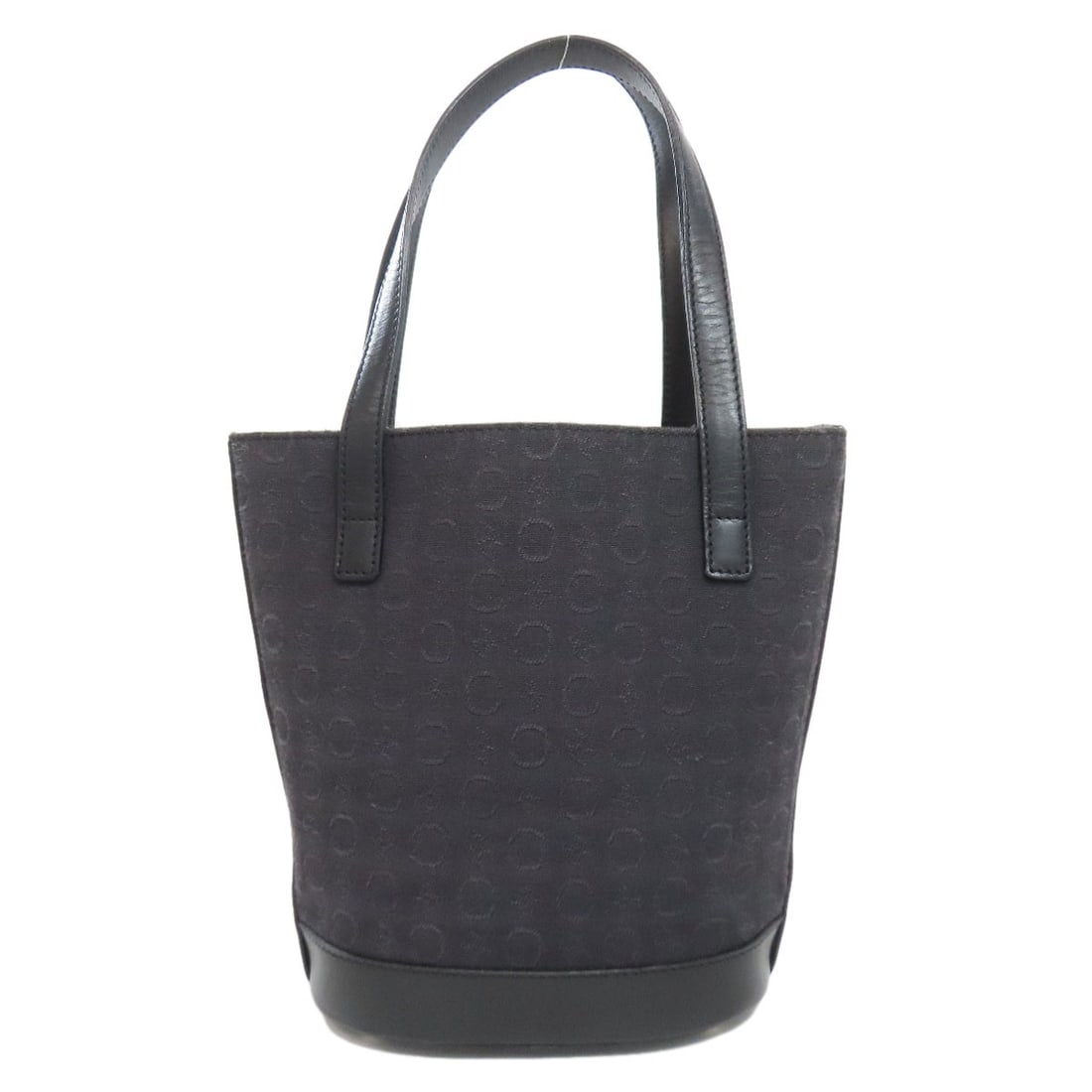 Handbag Celine Leather Macadam Canvas: Handbag Celine Leather Macadam Canvas Black canvas handbag from Celine, featuring the iconic Macadam style. This stylish bag boasts a sleek and modern design, perfect for everyday use. With its classi