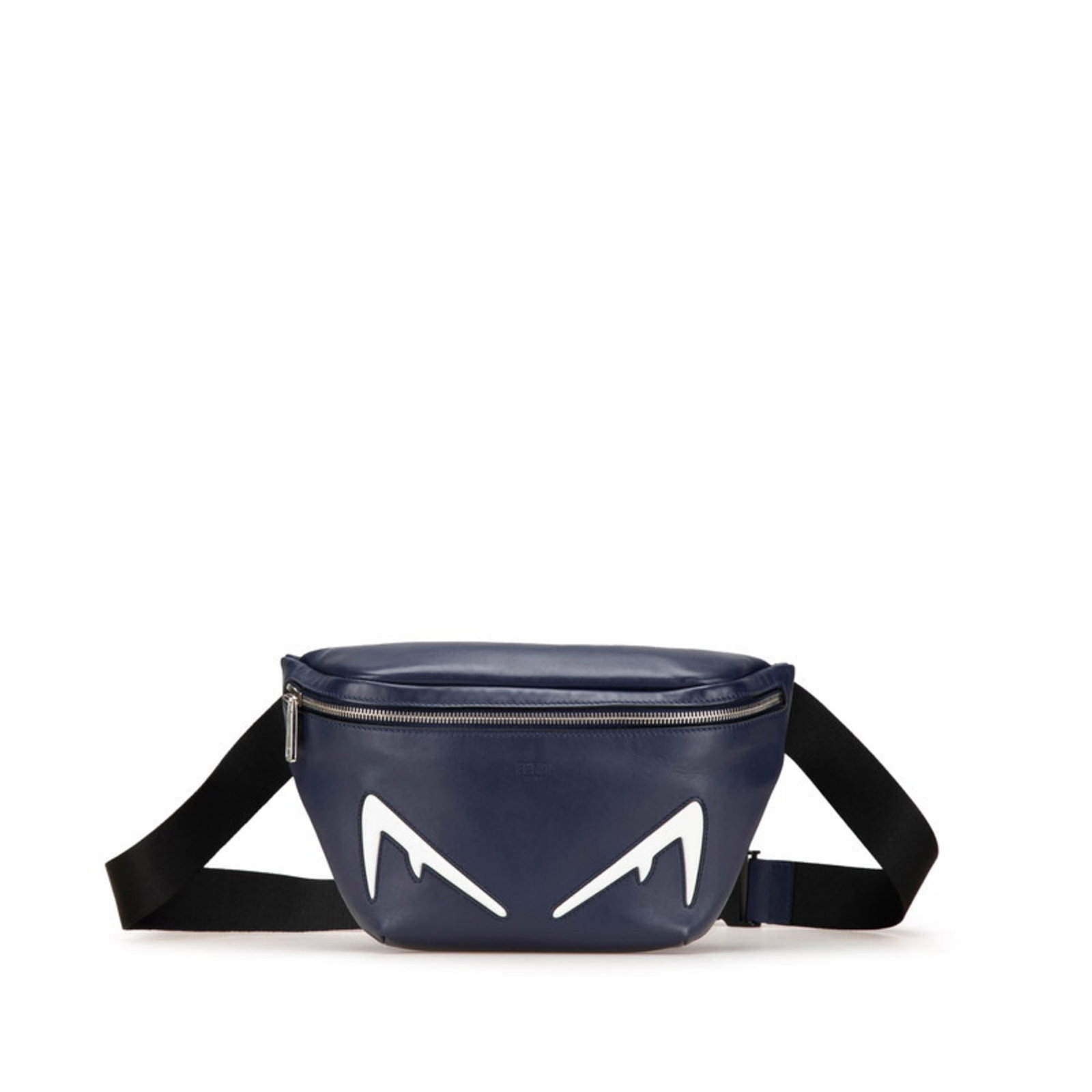 Fendi Fanny Pack Leather: Fendi Fanny Pack Leather Navy Fendi leather fanny pack with dust bag accessory. Made from high-quality leather, this classic design features a timeless navy color and compact size. A stylish addition 