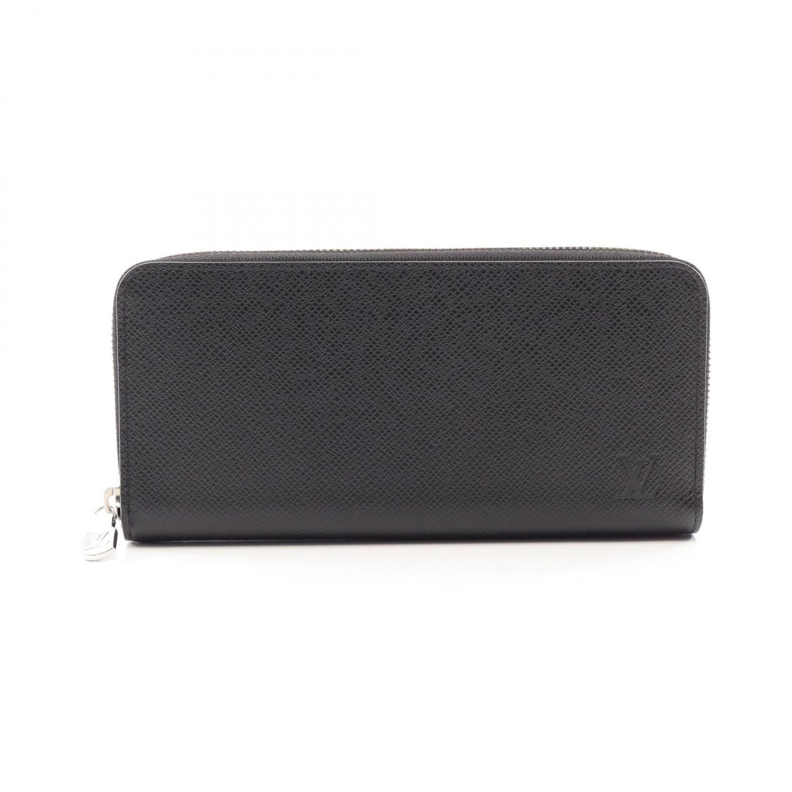 Long Wallet Bi Fold Leather Louis Vuitton: Long Wallet Bi Fold Leather Louis Vuitton Black long wallet with bi-fold design, made from high-quality leather. Measuring 10cm x 20cm x 2cm, it offers a spacious interior for storing essentials.