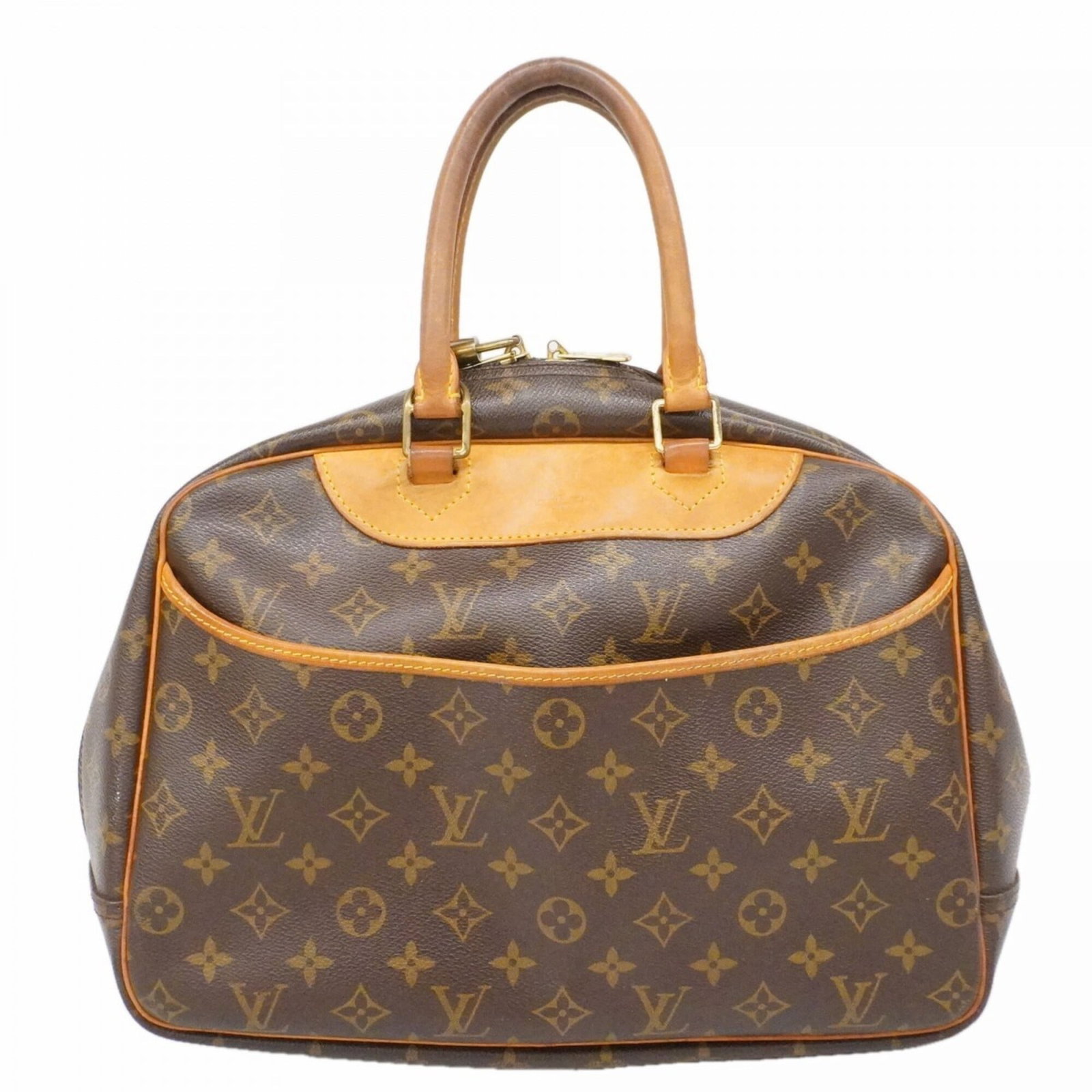 Louis Vuitton Handbag: Louis Vuitton Handbag Brown Louis Vuitton Handbag with dimensions 26cm x 34cm x 13cm, available for purchase. This handbag features the classic design and signature monogram pattern of Louis Vuitton.