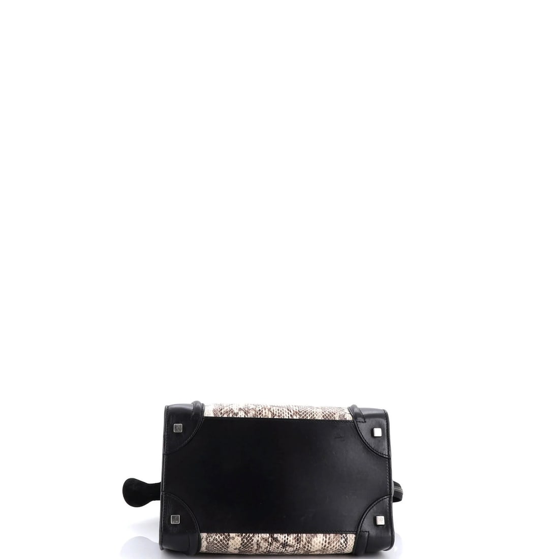 Celine Luggage Bag Python and Leather Mini - 4