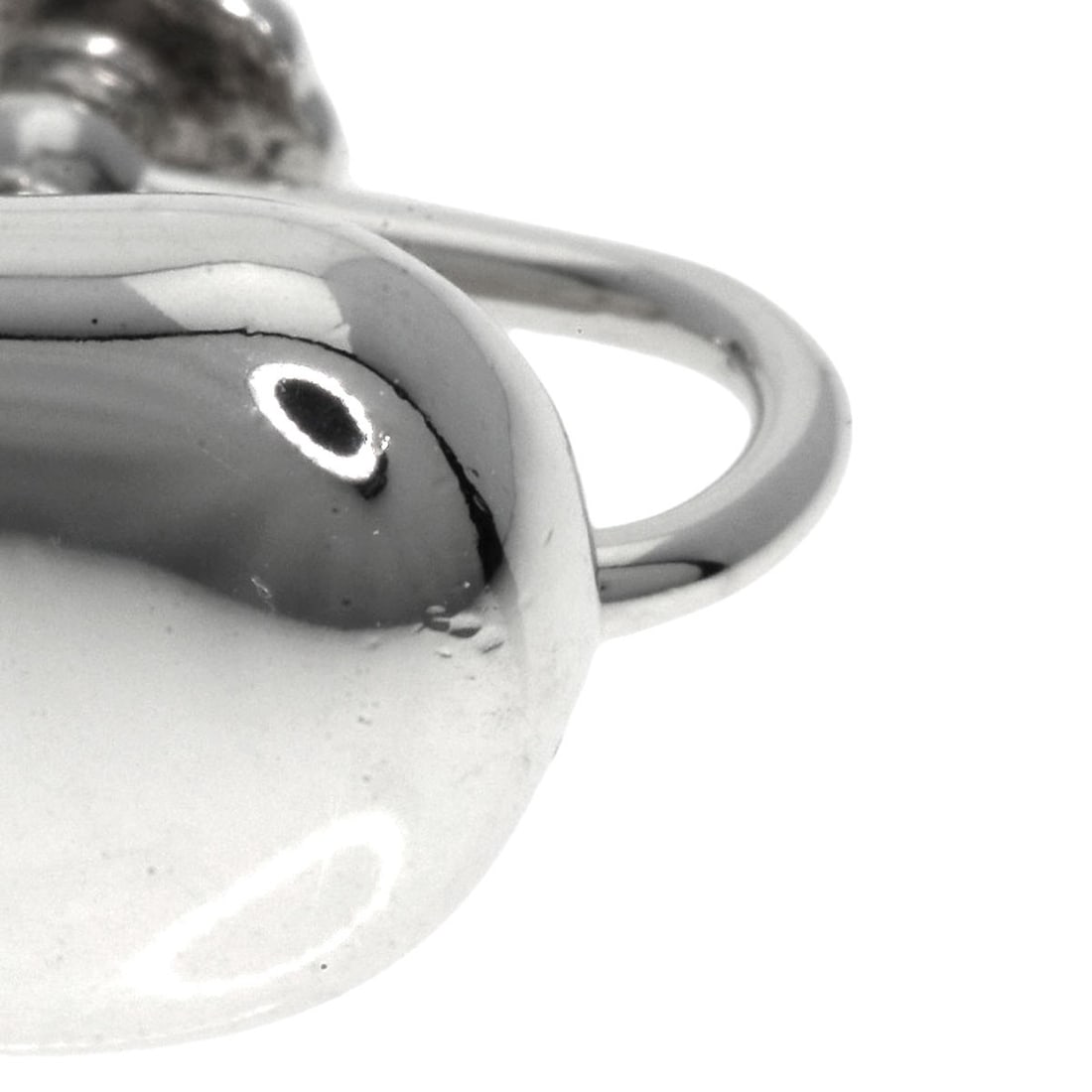 Silver Tiffany Bean Earring & Co - 6