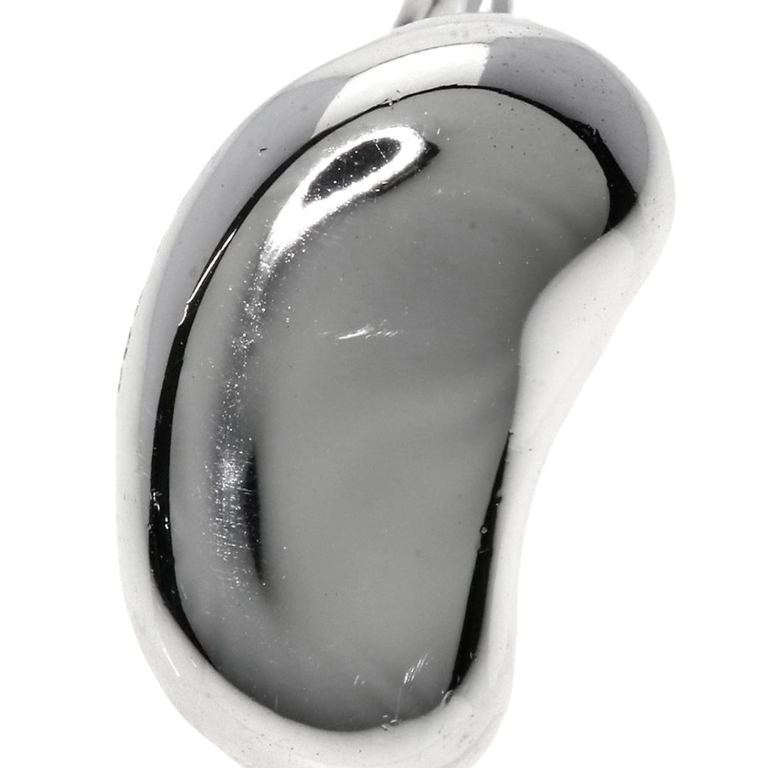 Silver Tiffany Bean Earring & Co - 7