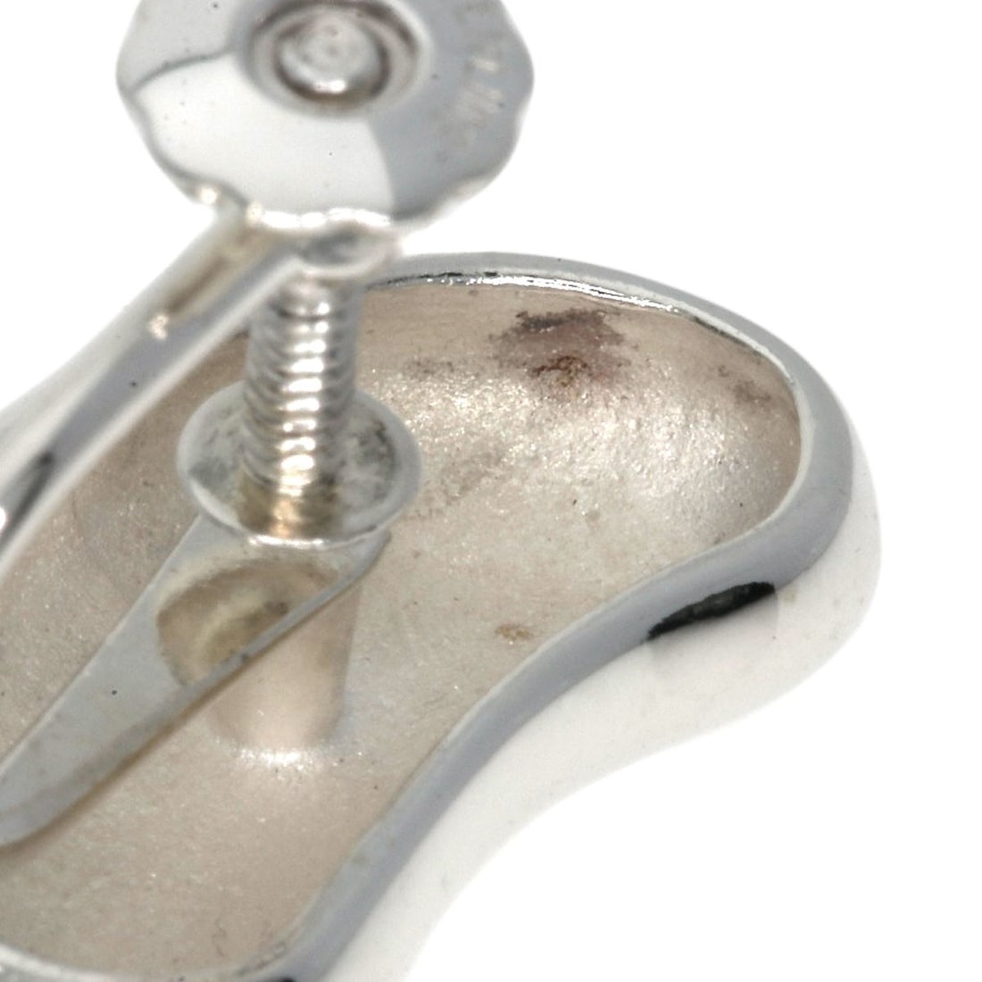Silver Tiffany Bean Earring & Co - 8