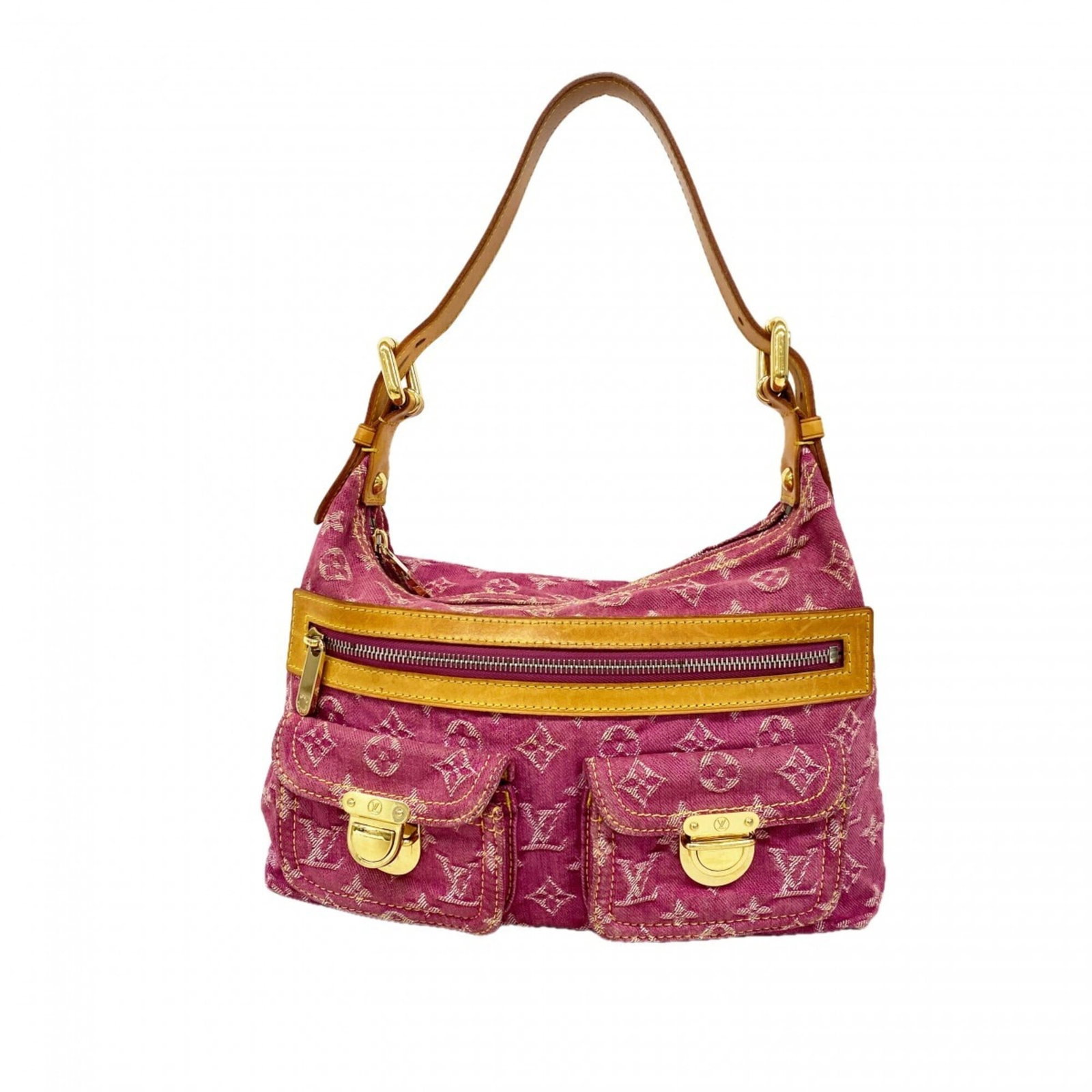 Shoulder Bag By Louis Vuitton: Shoulder Bag By Louis Vuitton Fuchsia Frenzy - This Louis Vuitton shoulder bag boasts a vibrant fuchsia color and sleek design, measuring 22cm x 30cm x 11cm. With its classic style and compact size, i