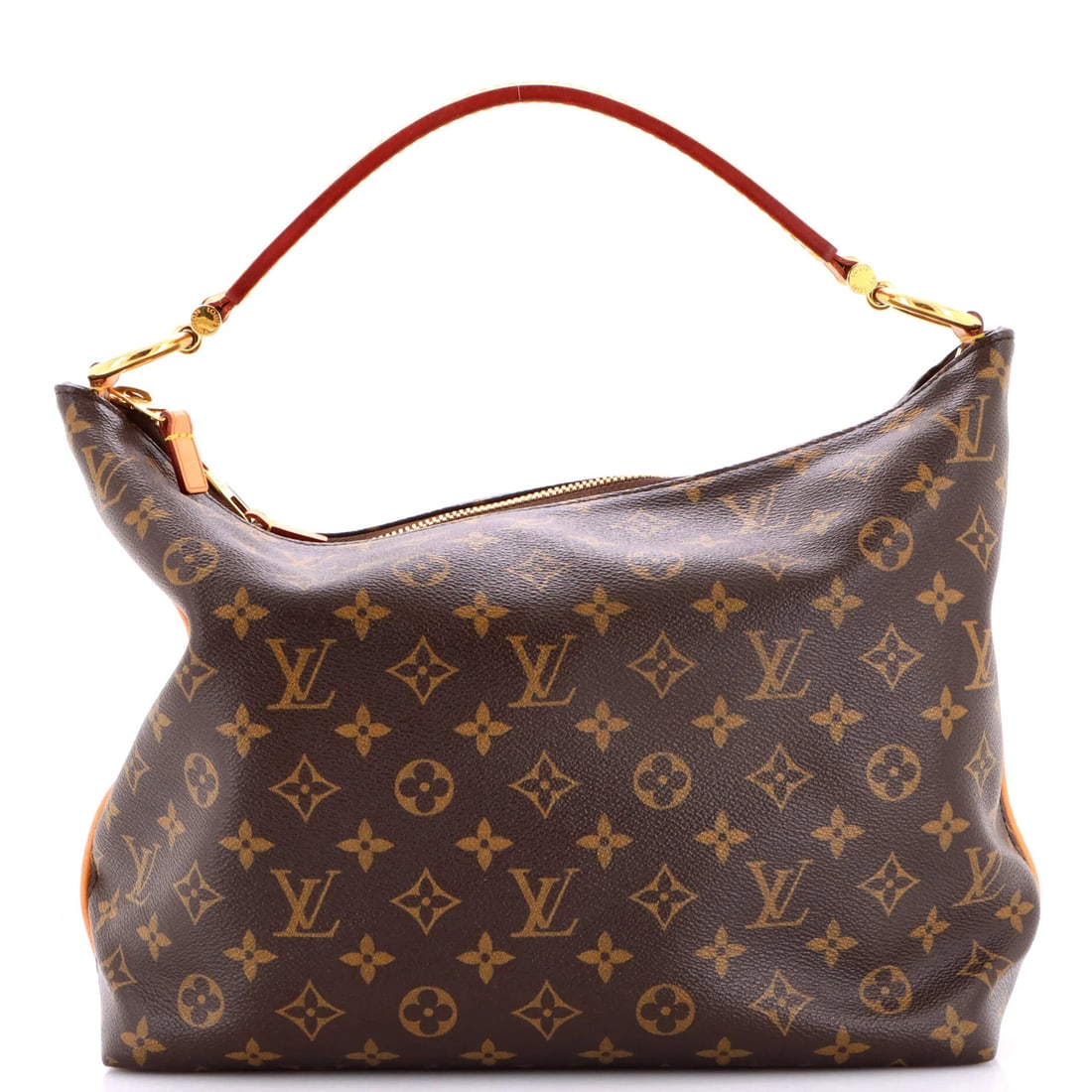 Canvas Handbag Monogram Sully Louis Vuitton: Canvas Handbag Monogram Sully Louis Vuitton Canvas Handbag Monogram Sully Louis Vuitton - A classic brown canvas handbag with the iconic monogram pattern, featuring a signature Sully design. The bag b