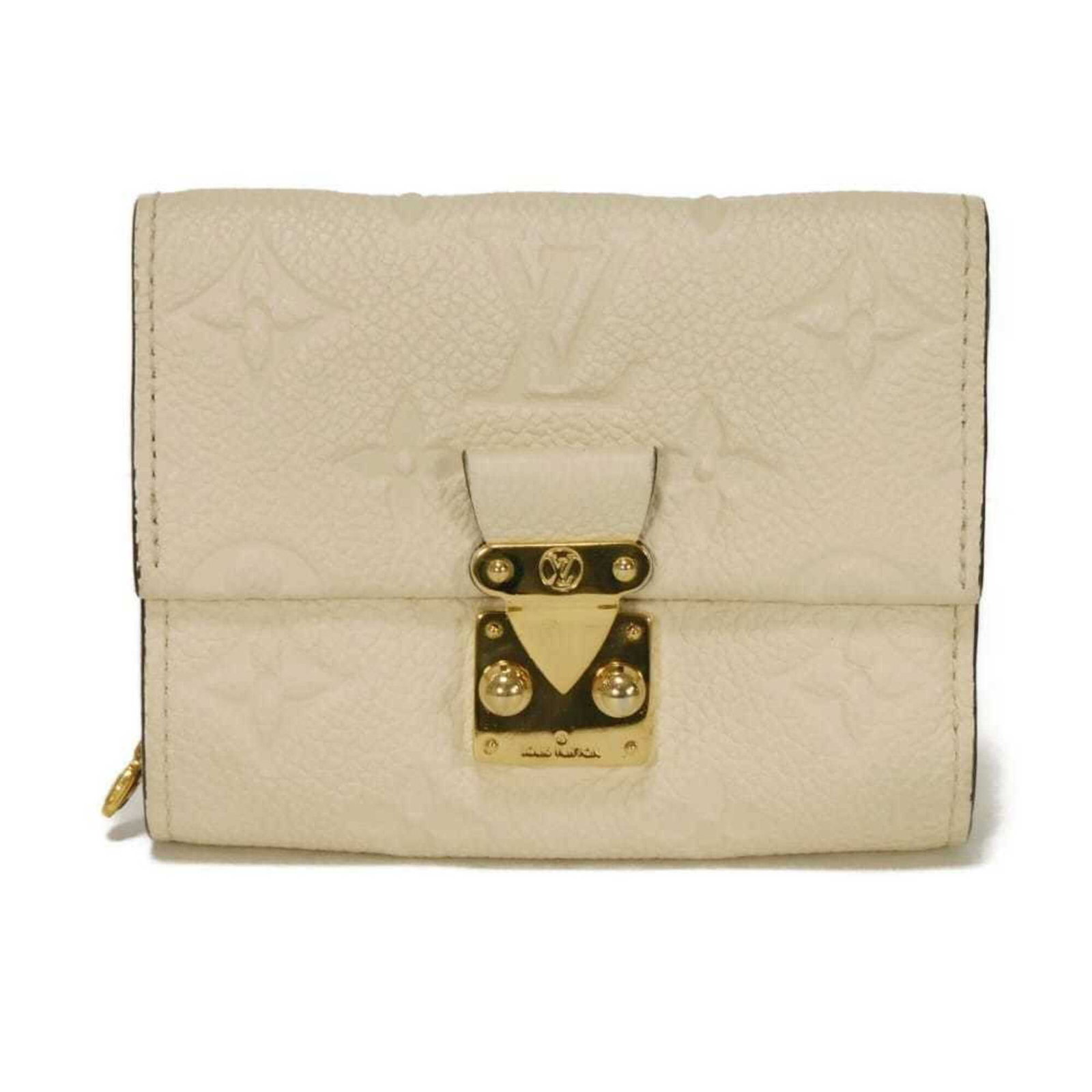 Monogram Empreinte Leather Tri Fold Louis Vuitton Wallet: Monogram Empreinte Leather Tri Fold Louis Vuitton Wallet Monogram Empreinte Leather Tri Fold Louis Vuitton Wallet features embossed leather with the iconic Monogram pattern, adding an air of sophistic
