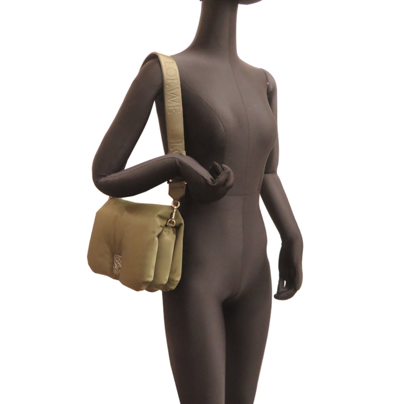 Shoulder bag nylon leather Loewe - 7