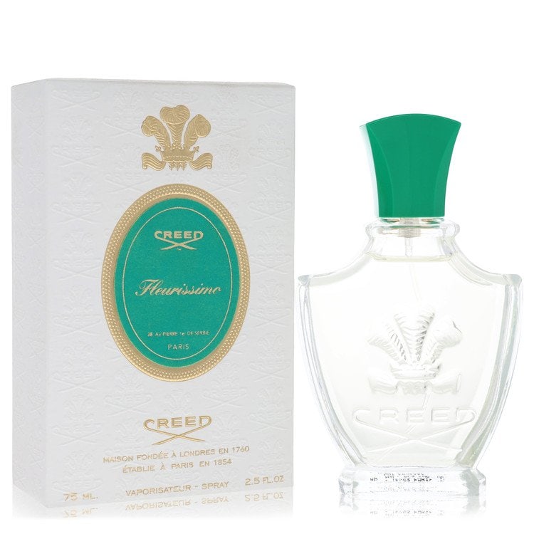 Fleurissimo by Creed Millesime Eau De Parfum Spray 2.5 oz: Fleurissimo by Creed Millesime Eau De Parfum Spray 2.5 oz Fleurissimo by Creed Millesime Eau De Parfum Spray is a timeless blend of tuberose, Bulgarian rose, violet, and Florentine iris, crafted for