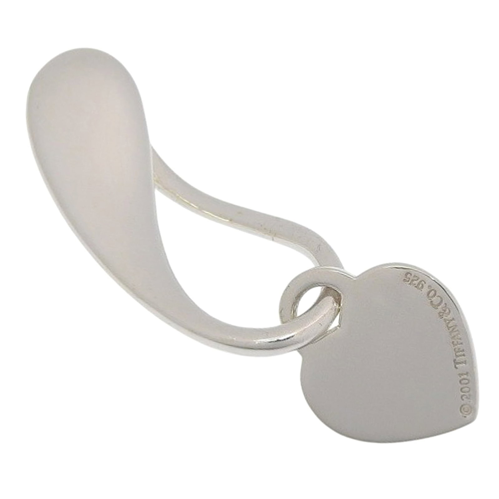 Keyring Silver Tiffany 925: Keyring Silver Tiffany 925 Silver Tiffany 925 Keyring. Made from high-quality silver, this keyring boasts a sleek design. The 925 hallmark ensures durability and a touch of luxury. Item Specifics: Bra