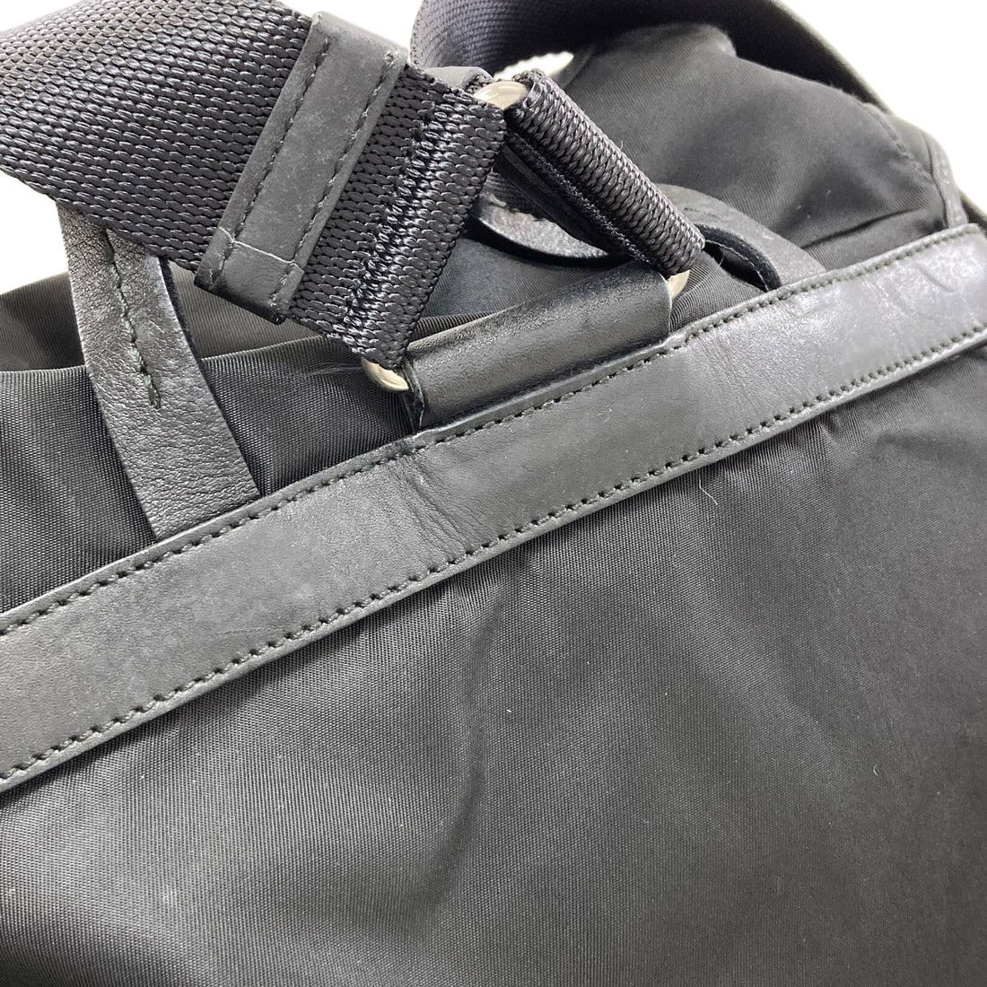 Prada Logo Nylon Hardware Backpack Daypack - 15