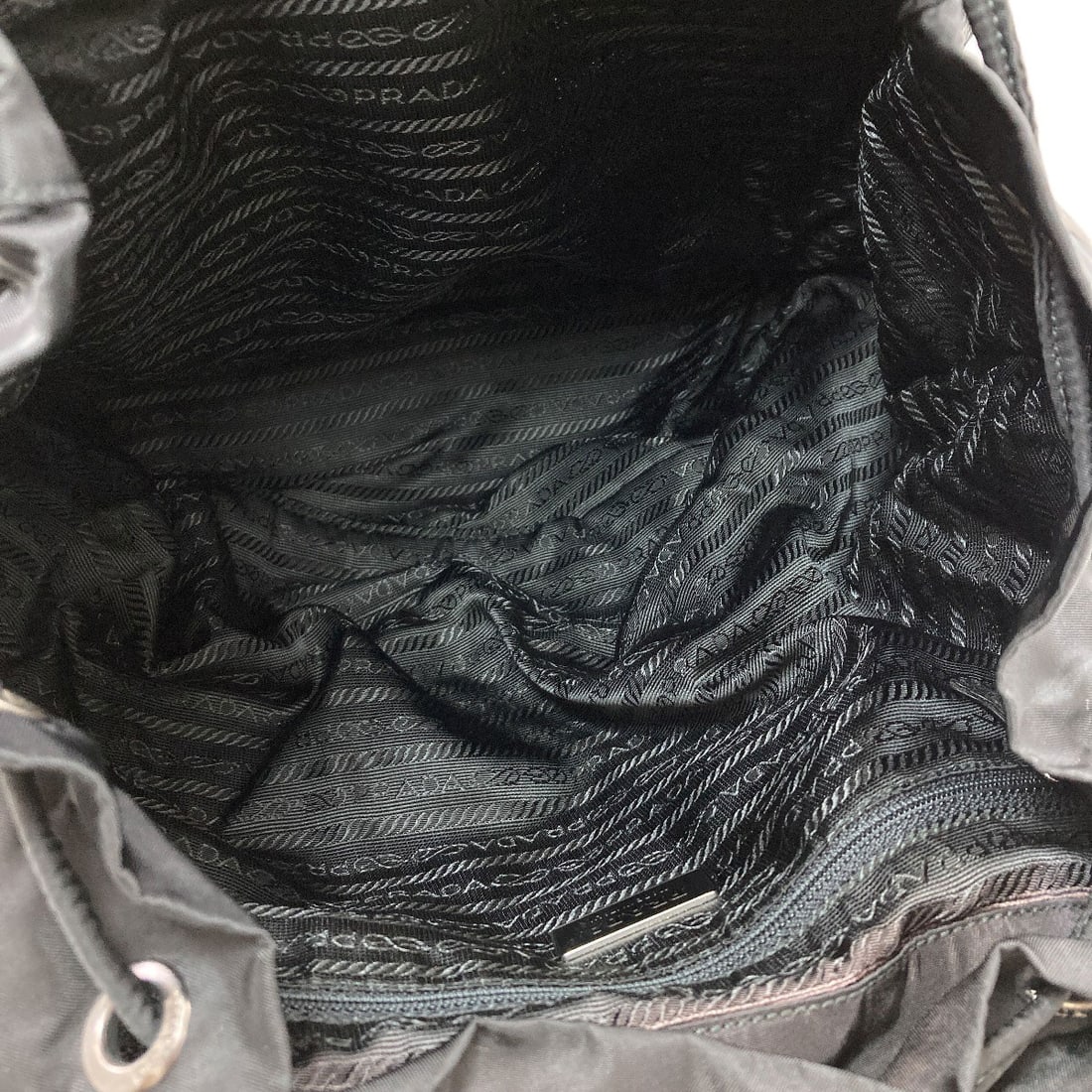 Prada Logo Nylon Hardware Backpack Daypack - 5