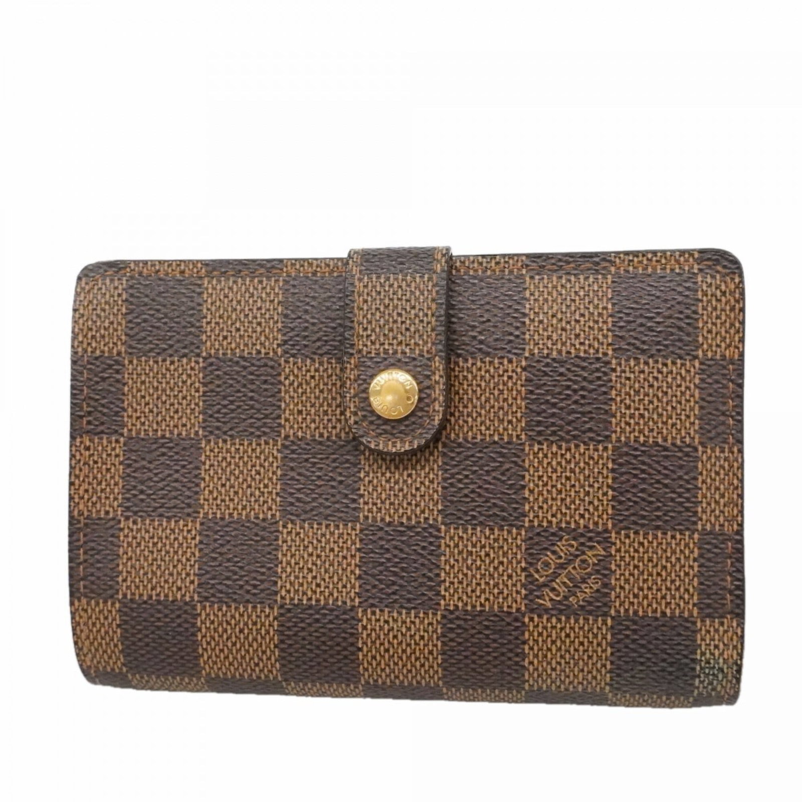 Louis Vuitton Wallet Bi Fold: Louis Vuitton Wallet Bi Fold The Louis Vuitton Wallet Bi Fold boasts sleek lines and a classic design, with its Ebene color adding a touch of sophistication. Measuring 9cm x 13.5cm x 2cm, it provides 