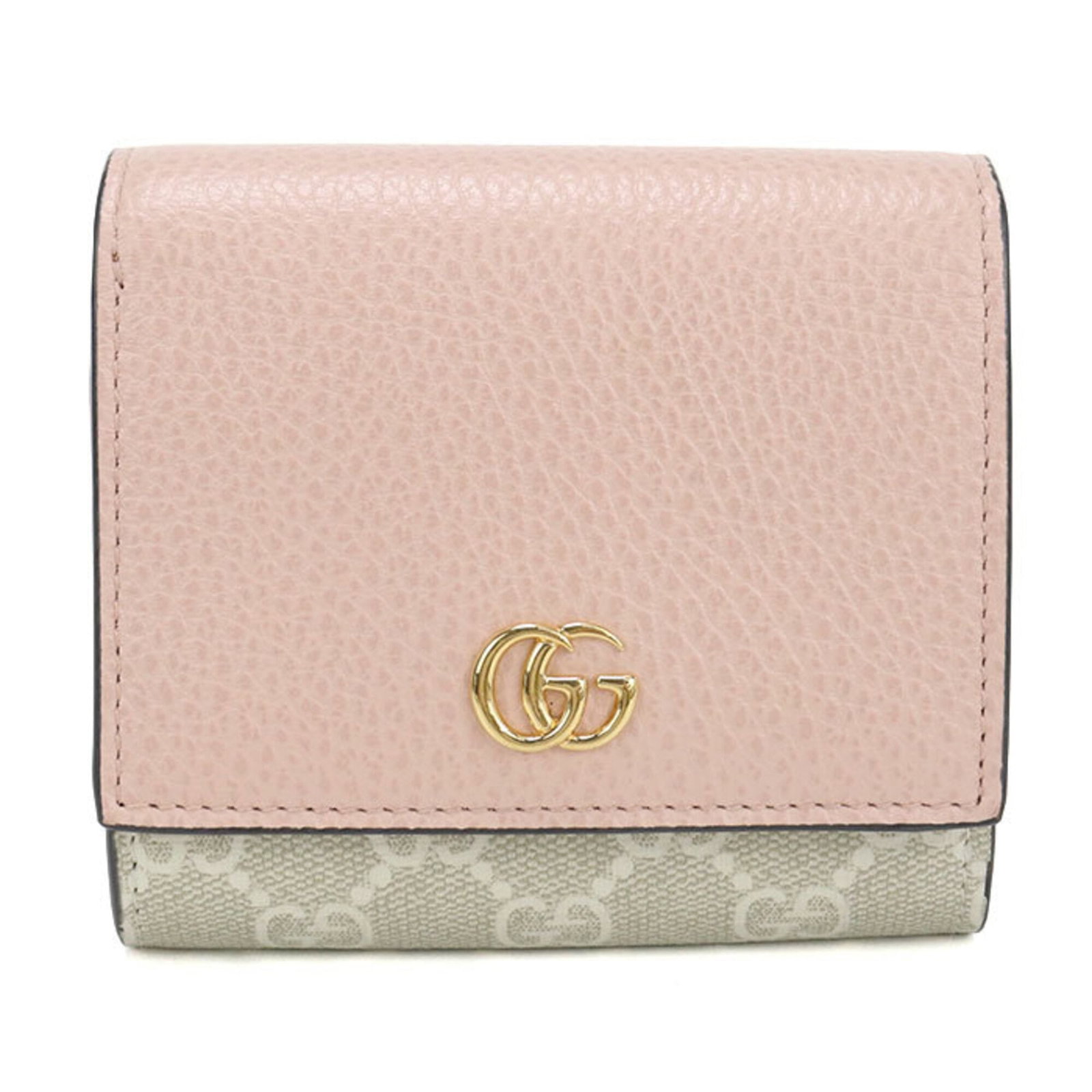 Gucci wallet bi-fold gg supreme: Gucci wallet bi-fold gg supreme Gucci's GG Supreme bi-fold wallet boasts bold, pink hues and sleek design. Made from high-quality materials, its compact size makes it easy to carry. With its classic G
