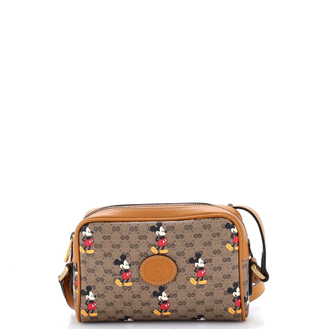 Gucci Disney Mickey Mouse Shoulder Bag Printed Mini GG Coated Canvas Mini (1 of 5)