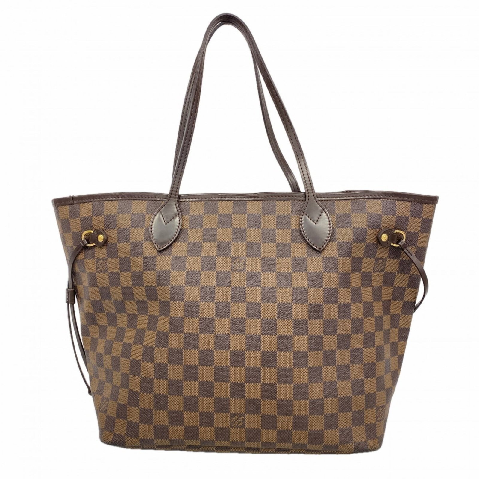 Louis Vuitton Tote Bag: Louis Vuitton Tote Bag Louis Vuitton's Ebene Tote Bag boasts its signature monogram pattern and sleek design, making it a stylish accessory for everyday use. Measuring 29cm x 32cm x 16cm, the bag feat