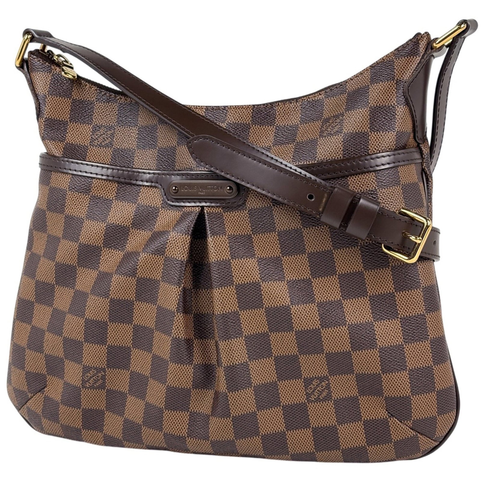 Shoulder Bag By Louis Vuitton: Shoulder Bag By Louis Vuitton Brown Damier Canvas Shoulder Bag by Louis Vuitton, measuring 27cm x 33cm x 3cm. This iconic shoulder bag features the classic Damier pattern in a timeless brown hue, craf
