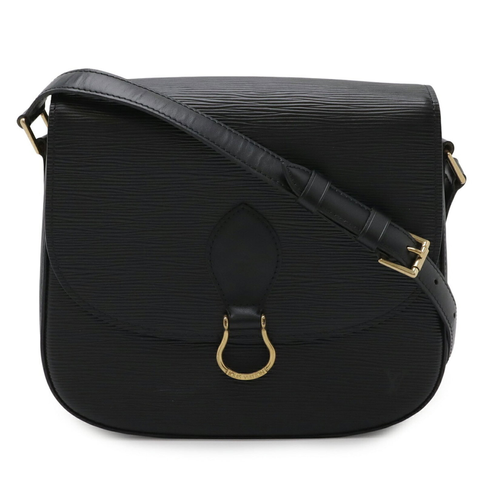 Epi Leather Shoulder Bag by Louis Vuitton: Epi Leather Shoulder Bag by Louis Vuitton Epi leather shoulder bag in black from Louis Vuitton, featuring classic design and timeless style. Made with high-quality Epi leather, this pochette measures 