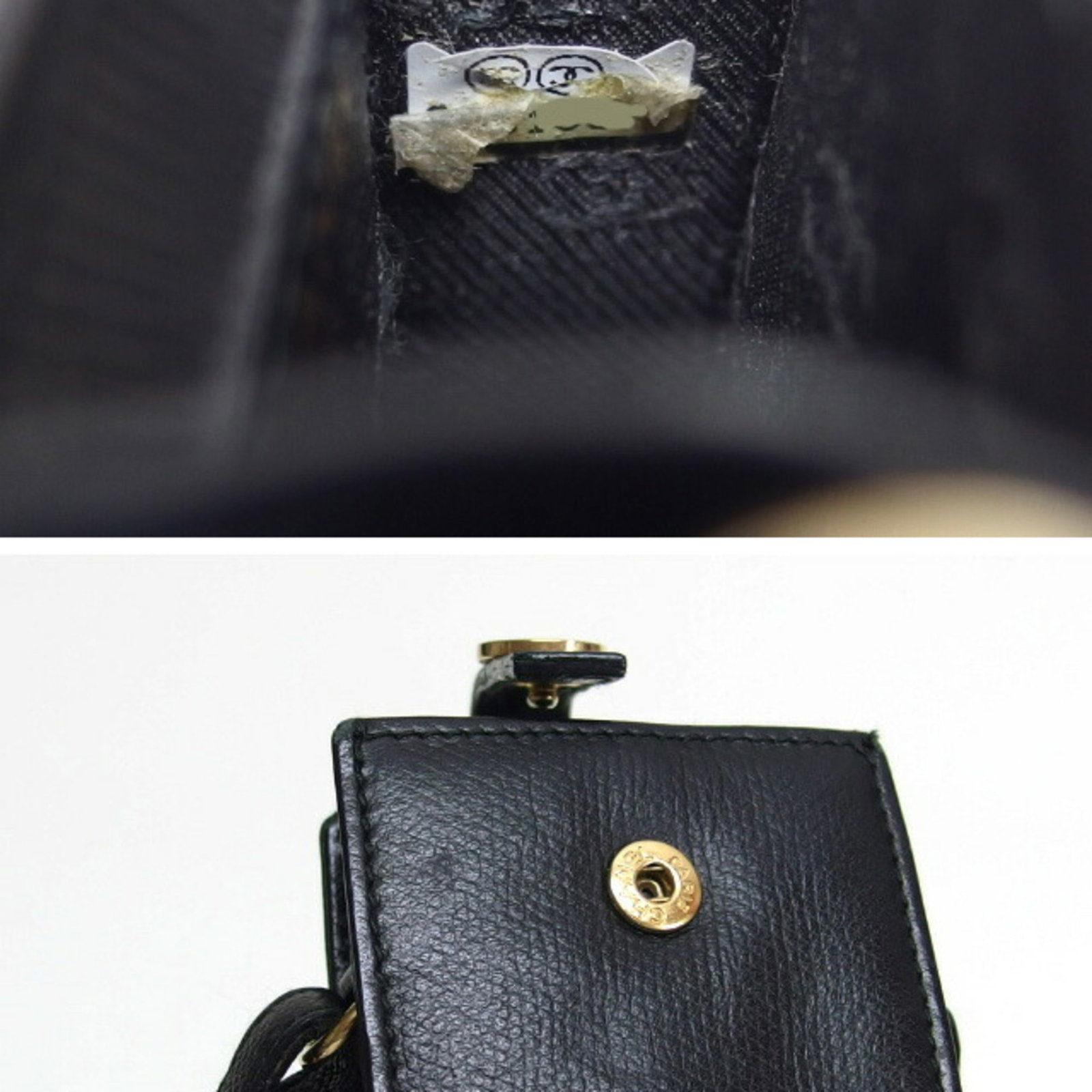 Case leather cigar Chanel - 6