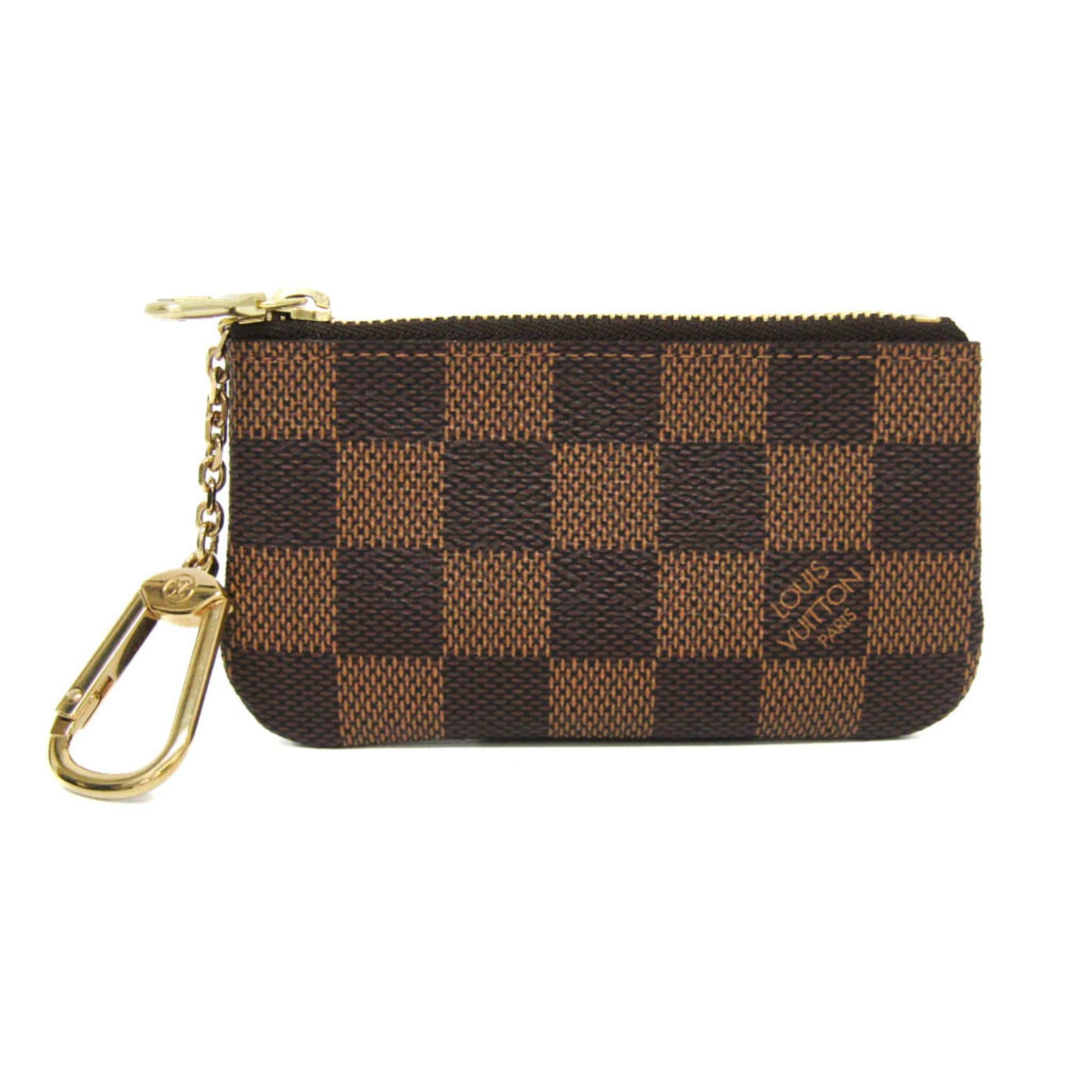 Louis Vuitton Coin Purse/ Coin Case Damier Canvas: Louis Vuitton Coin Purse/ Coin Case Damier Canvas Damier Canvas coin purse/coin case from Louis Vuitton, featuring the iconic Damier pattern in brown and Ebene. Made from high-quality Damier canvas, t