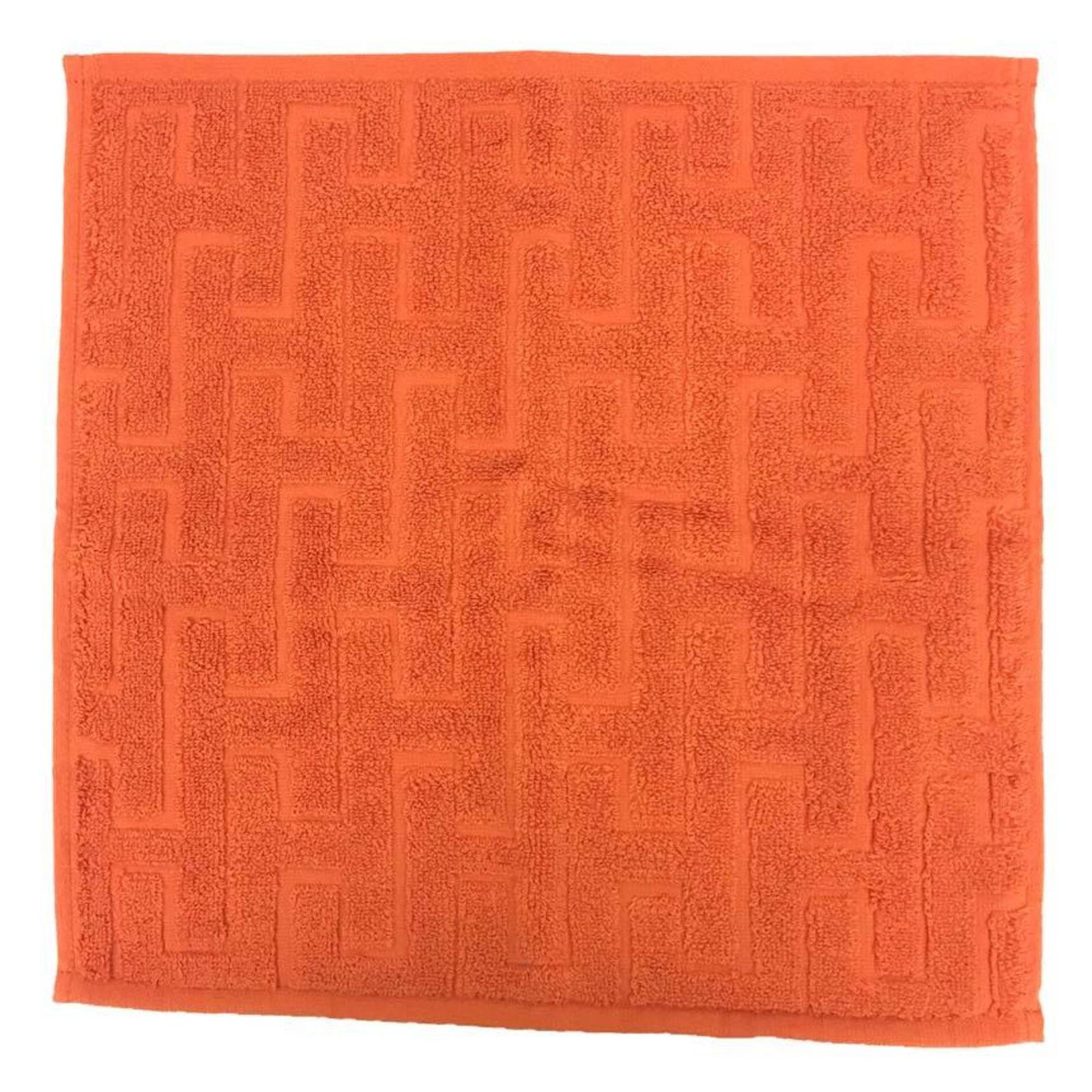Cotton Hand Towel by Hermes: Cotton Hand Towel by Hermes Cotton Hand Towel by Hermes - A vibrant orange towel made from high-quality cotton, measuring 33cm x 33cm. This compact hand towel bears the signature of its creator, a not