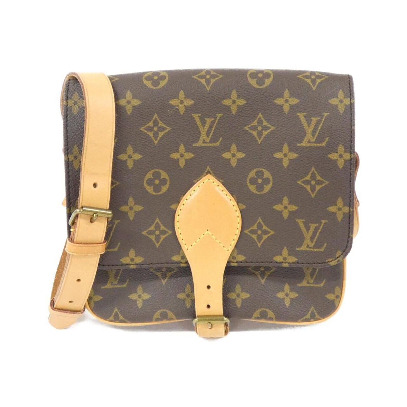 Coated Canvas Shoulder Bag By Louis Vuitton: Coated Canvas Shoulder Bag By Louis Vuitton Item Specifics: Brand: Louis Vuitton MPN: M51253 Type: Shoulder bag Material: Coated canvas Color: Brown Gender: Women Size (HxWxD): 19cm x 21cm x 8cm / 7.4