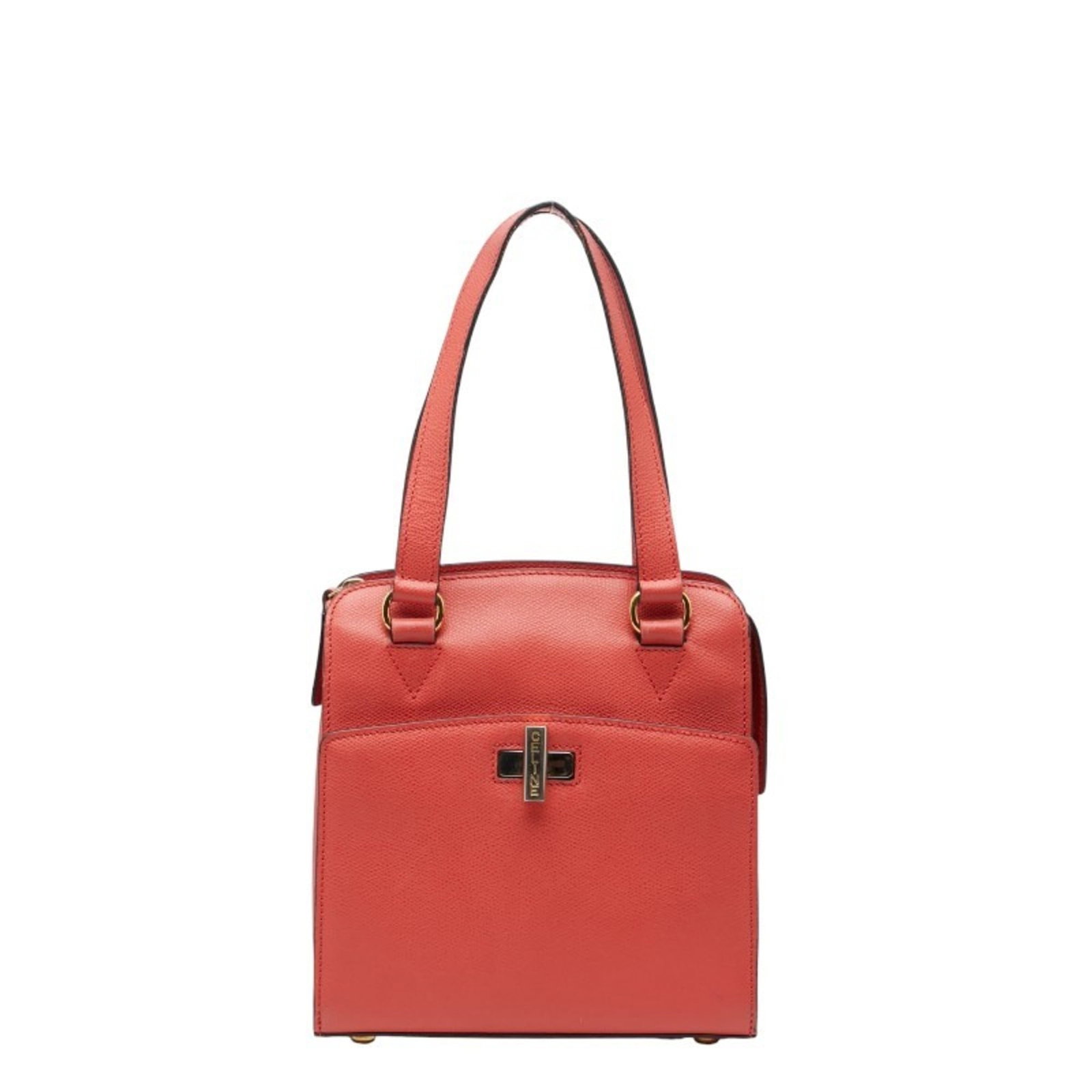 Handbag Leather Celine: Handbag Leather Celine Red Celine Leather Handbag. Made from high-quality leather, this handbag measures 21cm x 20.5cm x 8.5cm and features a striking red color. The bag's sleek design makes it a