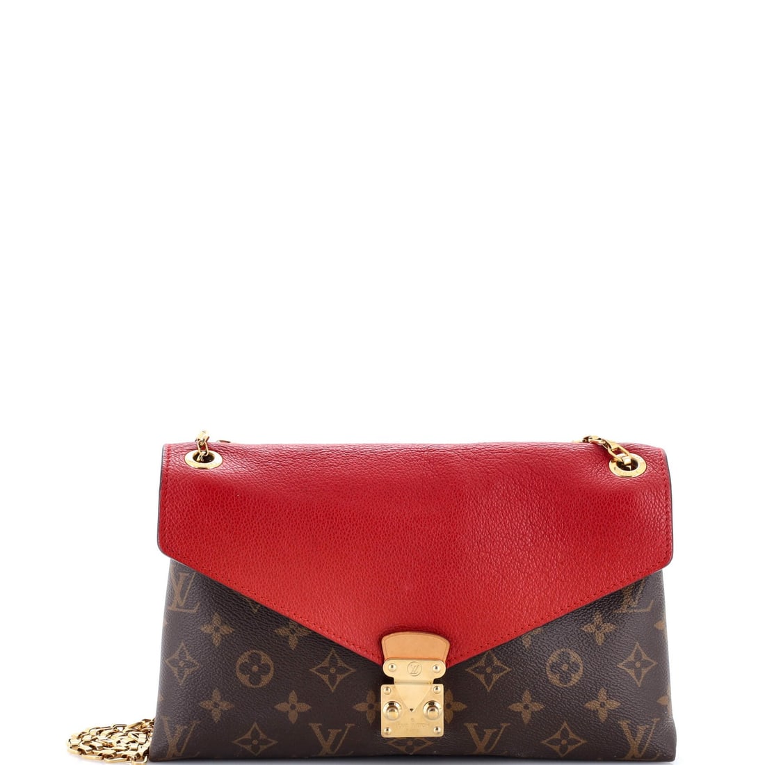 Chain Bag Pallas Monogram Shoulder Louis Vuitton Calfskin: Chain Bag Pallas Monogram Shoulder Louis Vuitton Calfskin Chain Bag Pallas Monogram Shoulder Louis Vuitton Calfskin - A bold and stylish shoulder bag with a classic design, featuring the iconic monogr