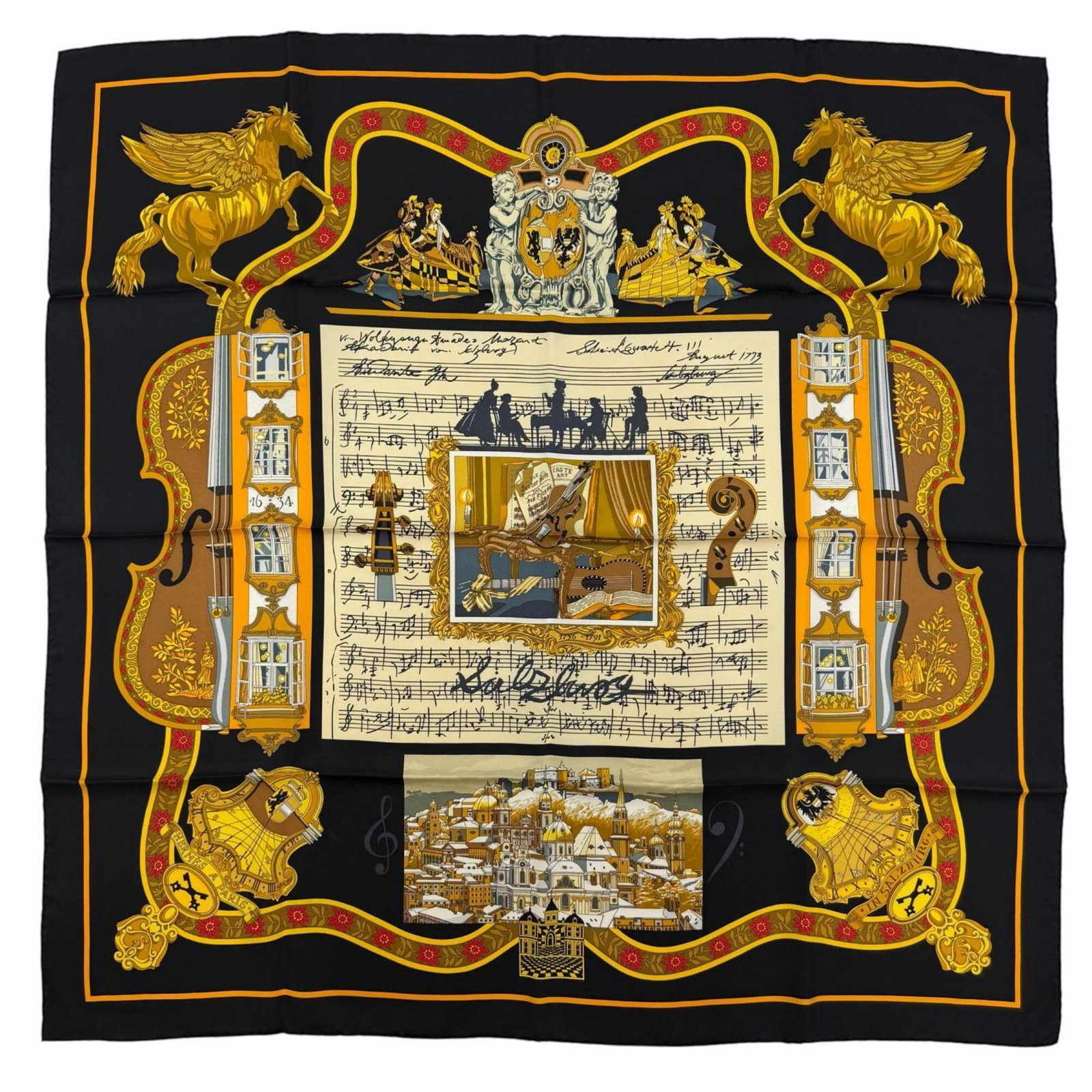 Hermes silk scarf (1 of 10)
