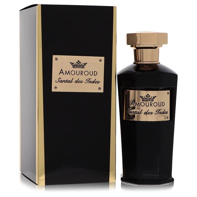 Santal Des Indes by Amouroud Eau De Parfum Spray (Unisex) 3.4 oz: Santal Des Indes by Amouroud Eau De Parfum Spray (Unisex) 3.4 oz Santal Des Indes by Amouroud Eau De Parfum Spray (Unisex) 3.4 oz - A bold fragrance for women, featuring top notes of absinthe and ince