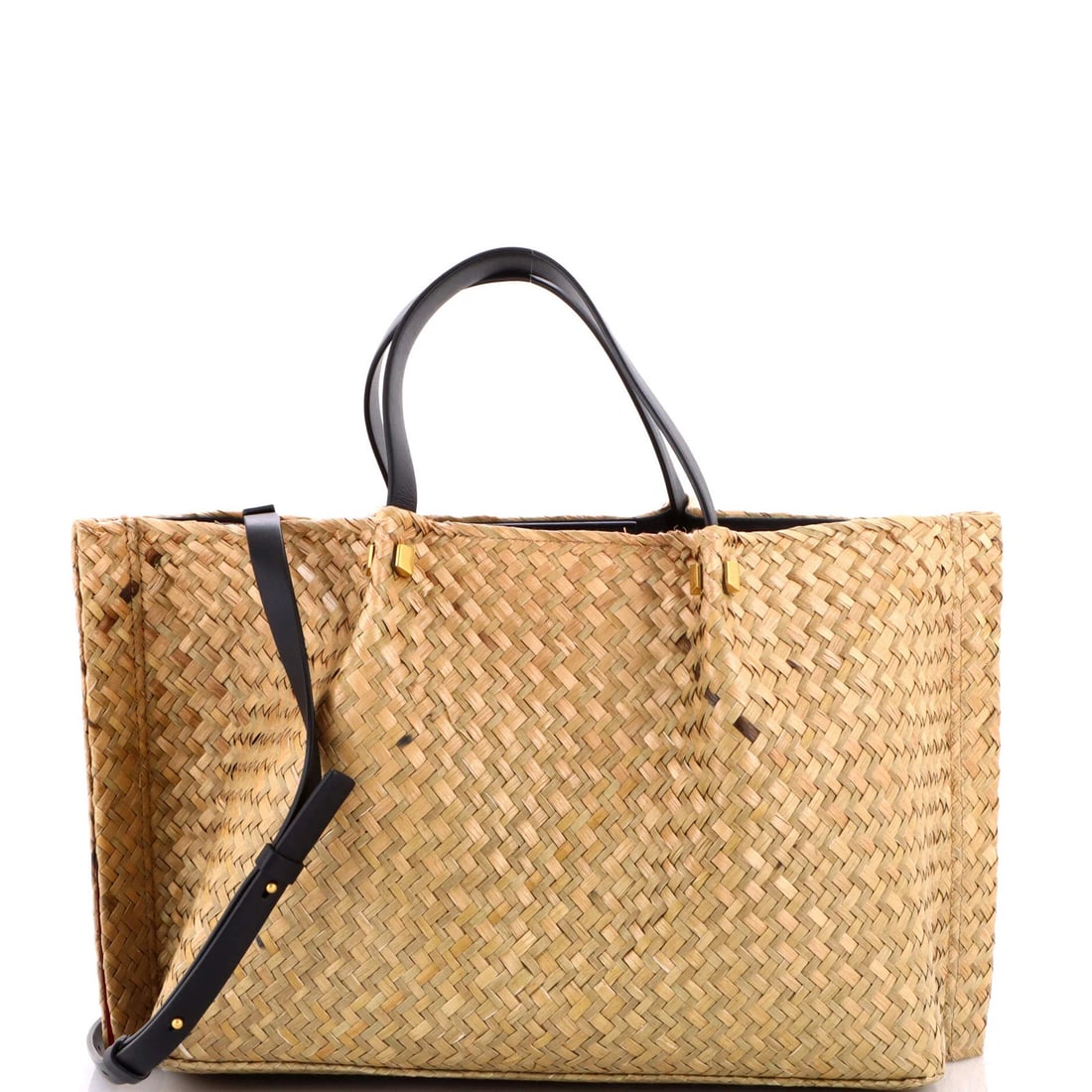 Garavani VLogo Straw Tote Medium Valentino Escape (1 of 8)