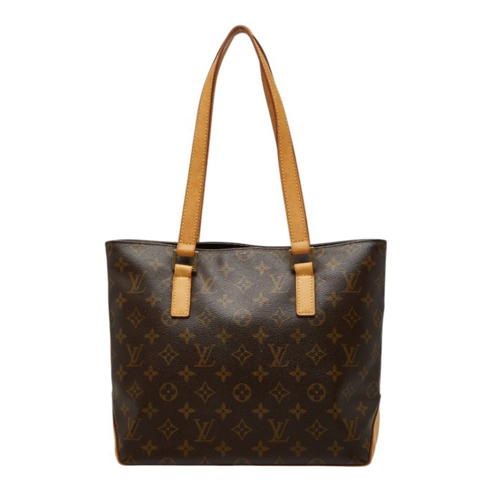 PVC leather tote bag from Louis Vuitton: PVC leather tote bag from Louis Vuitton PVC leather tote bag from Louis Vuitton, featuring a classic design with a brown color and durable construction. Made with PVC material and a touch of genuine l
