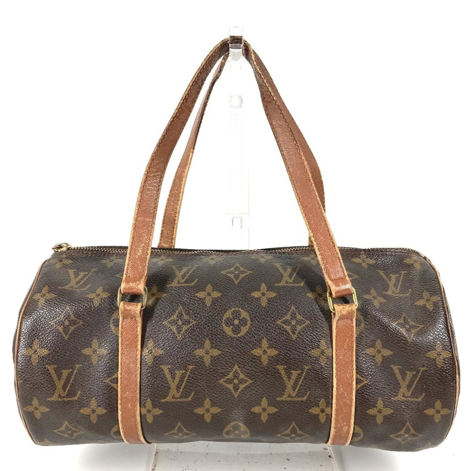 Shoulder Monogram Handbag Vuitton Louis: Shoulder Monogram Handbag Vuitton Louis Brown Monogram Vuitton Shoulder Bag, 15cm x 29cm x 9cm. This Louis Vuitton shoulder bag features the iconic monogram pattern in brown and has a compact size wit
