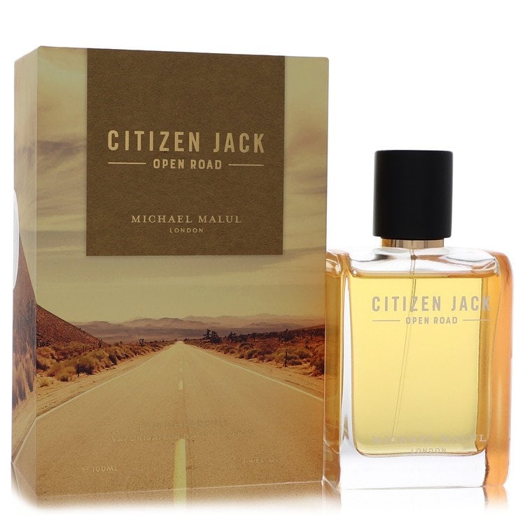 Citizen Jack Open Road by Michael Malul Eau De Parfum Spray 3.4 oz: Citizen Jack Open Road by Michael Malul Eau De Parfum Spray 3.4 oz Citizen Jack Open Road by Michael Malul Eau De Parfum Spray 3.4 oz captures the adventurous spirit of exploration with its citrus acc