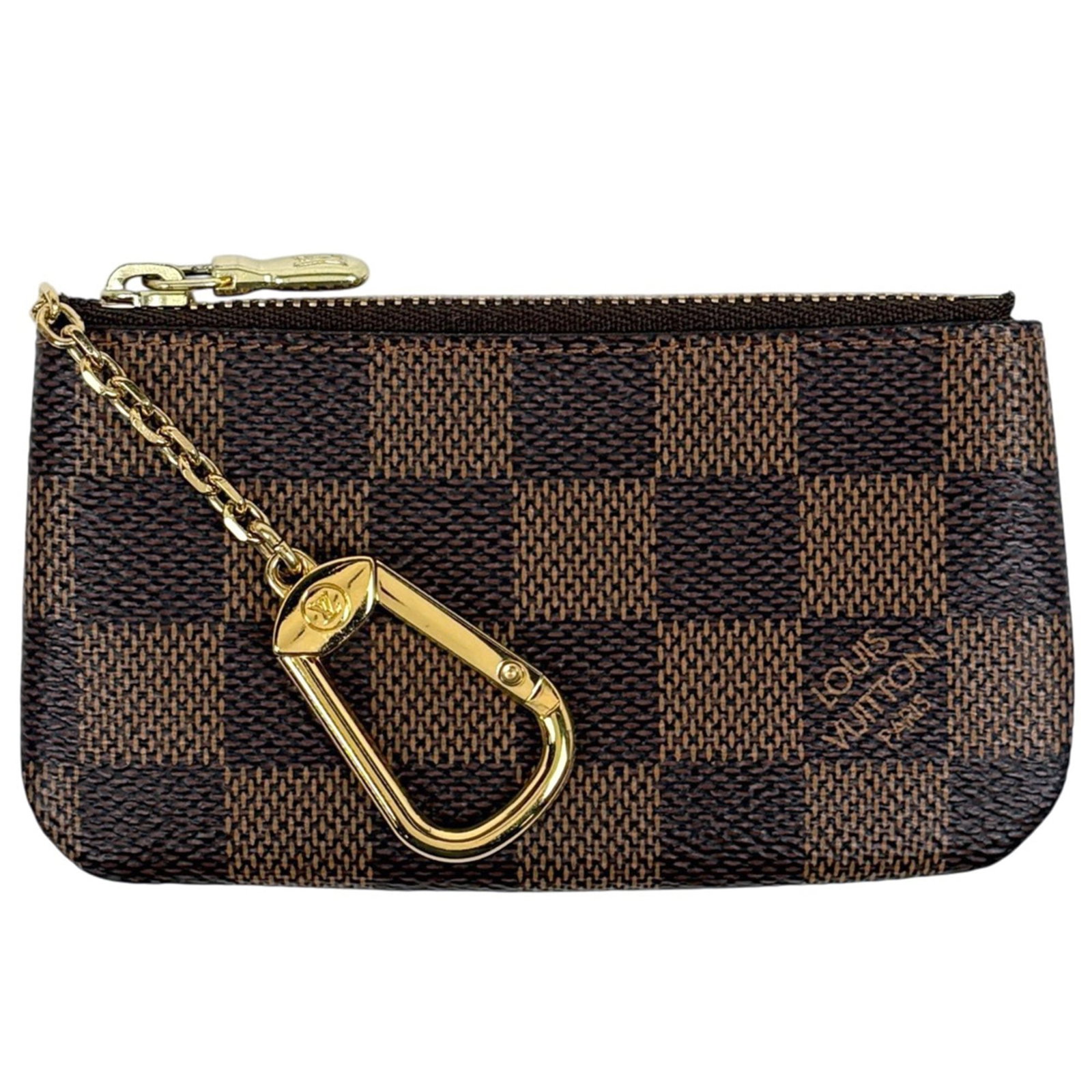 Louis Vuitton Coin Purse/ Coin Case Damier Canvas: Louis Vuitton Coin Purse/ Coin Case Damier Canvas Damier Canvas adds a touch of timeless elegance to this Louis Vuitton Coin Purse/ Coin Case, crafted from high-quality brown Damier fabric. Measuring 