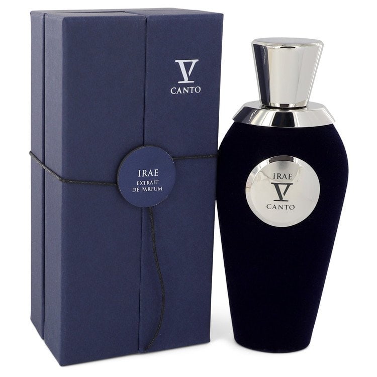 Irae V by V Canto Extrait De Parfum Spray (Unisex) 3.38 oz: Irae V by V Canto Extrait De Parfum Spray (Unisex) 3.38 oz Irae V by V Canto Extrait De Parfum Spray is an aromatic fragrance designed by perfumer Paolo Terenzi, featuring sweet top notes of tonka bea